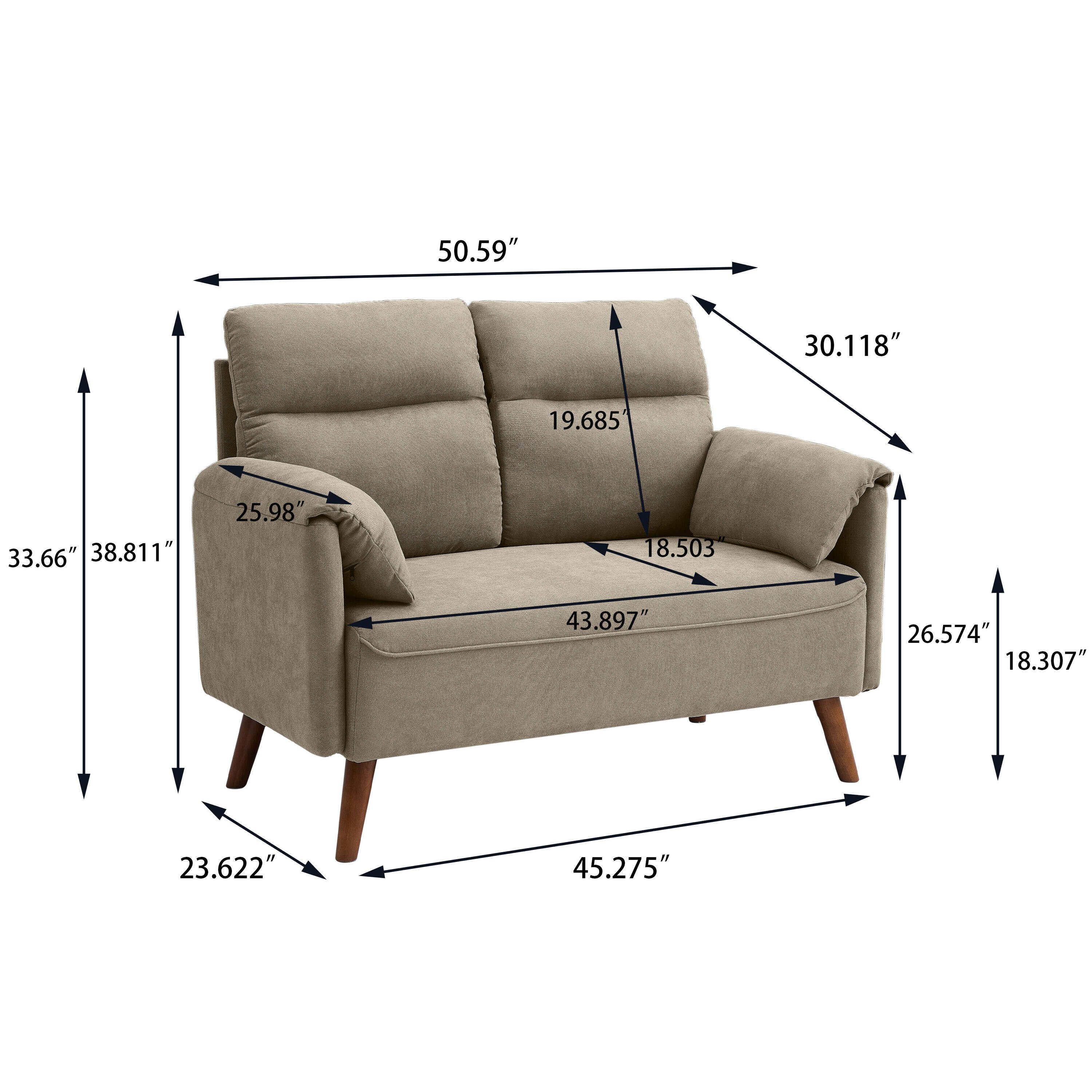 Jarenie YMX10BE Sofas-Loveseats - View #7