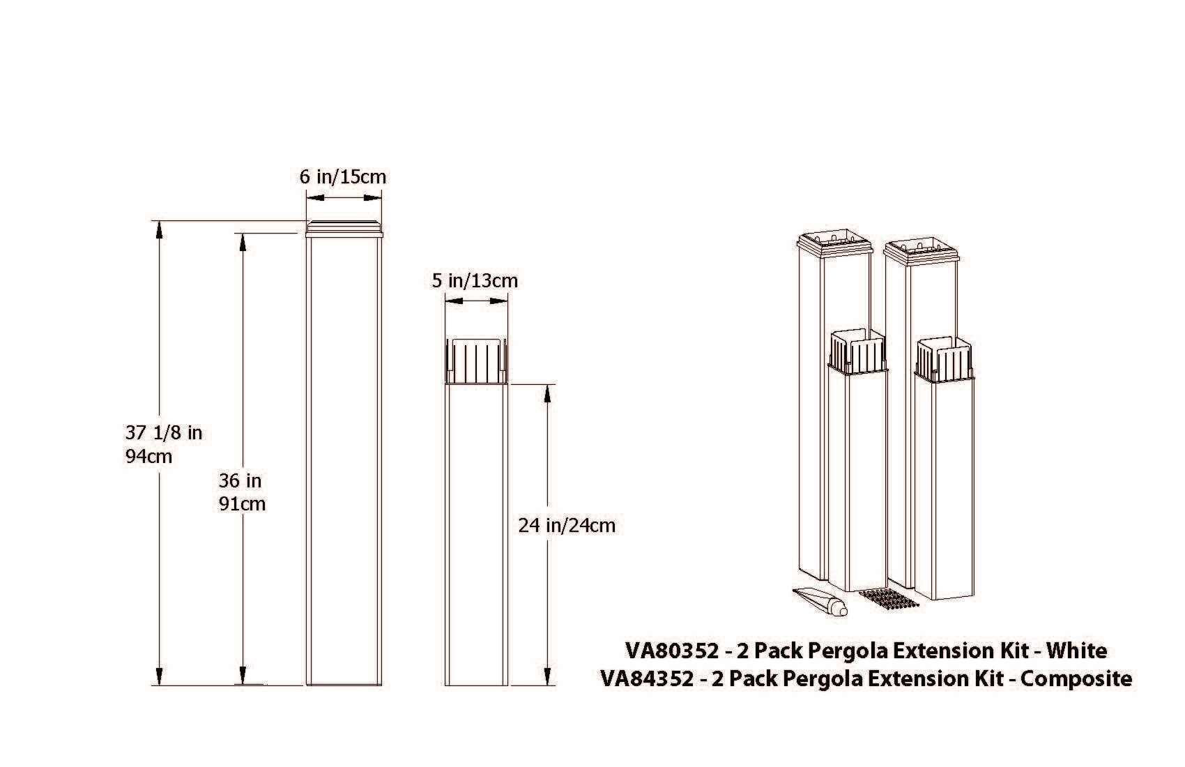Vita VA80352 Pergola-Parts-Accessories - View #2