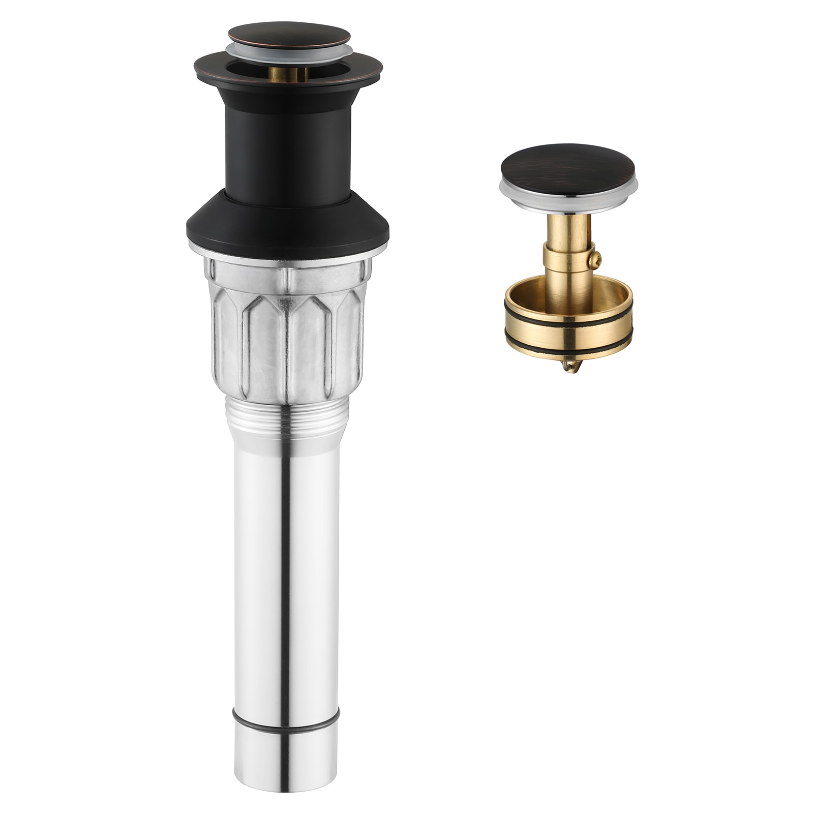 PARLOS 2108603 Iris Oil Rubbed Bronze Bathroom Sink pop up drain