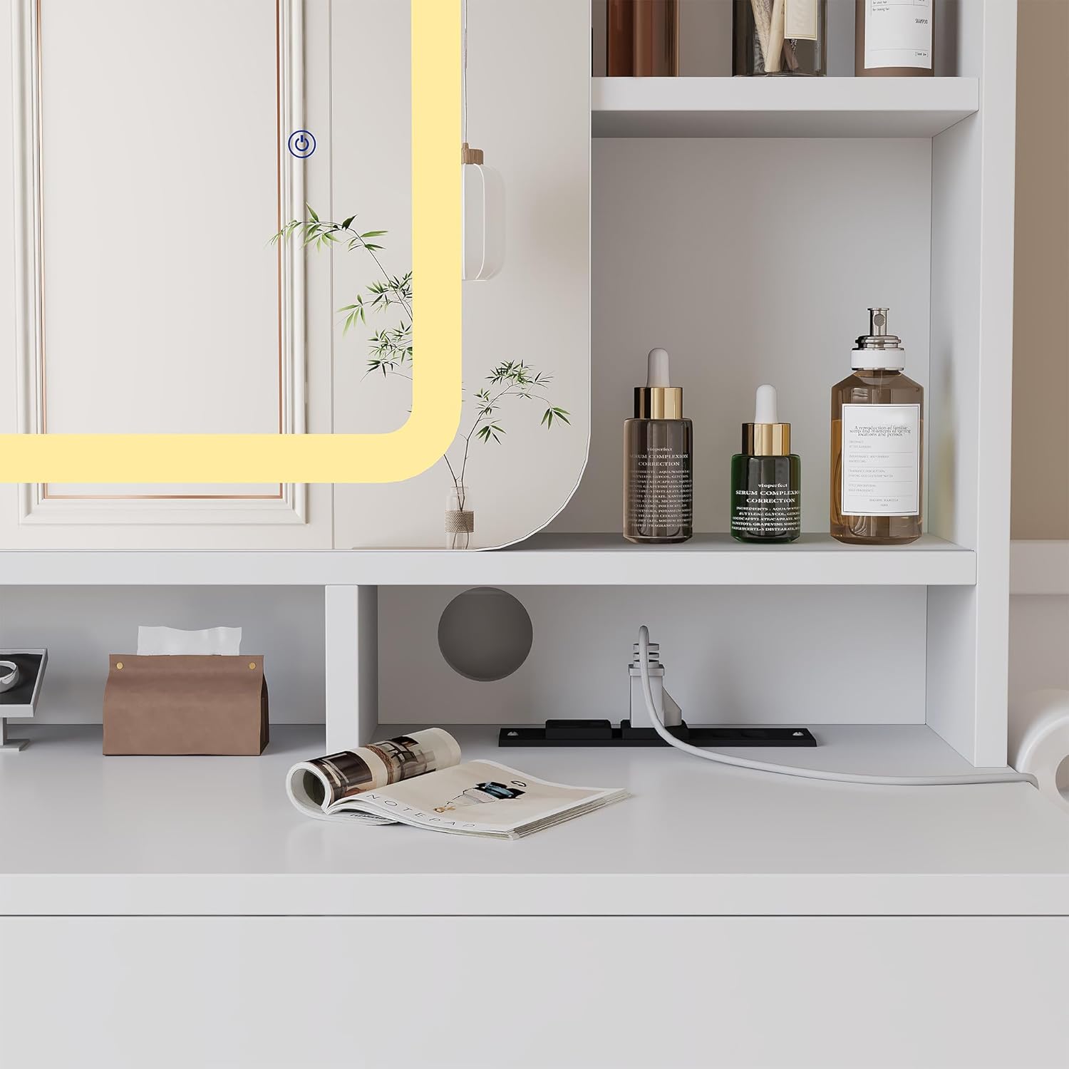 Qeetex LHF-SZT-PHO-339K84HD Bedroom-Vanities - View #6