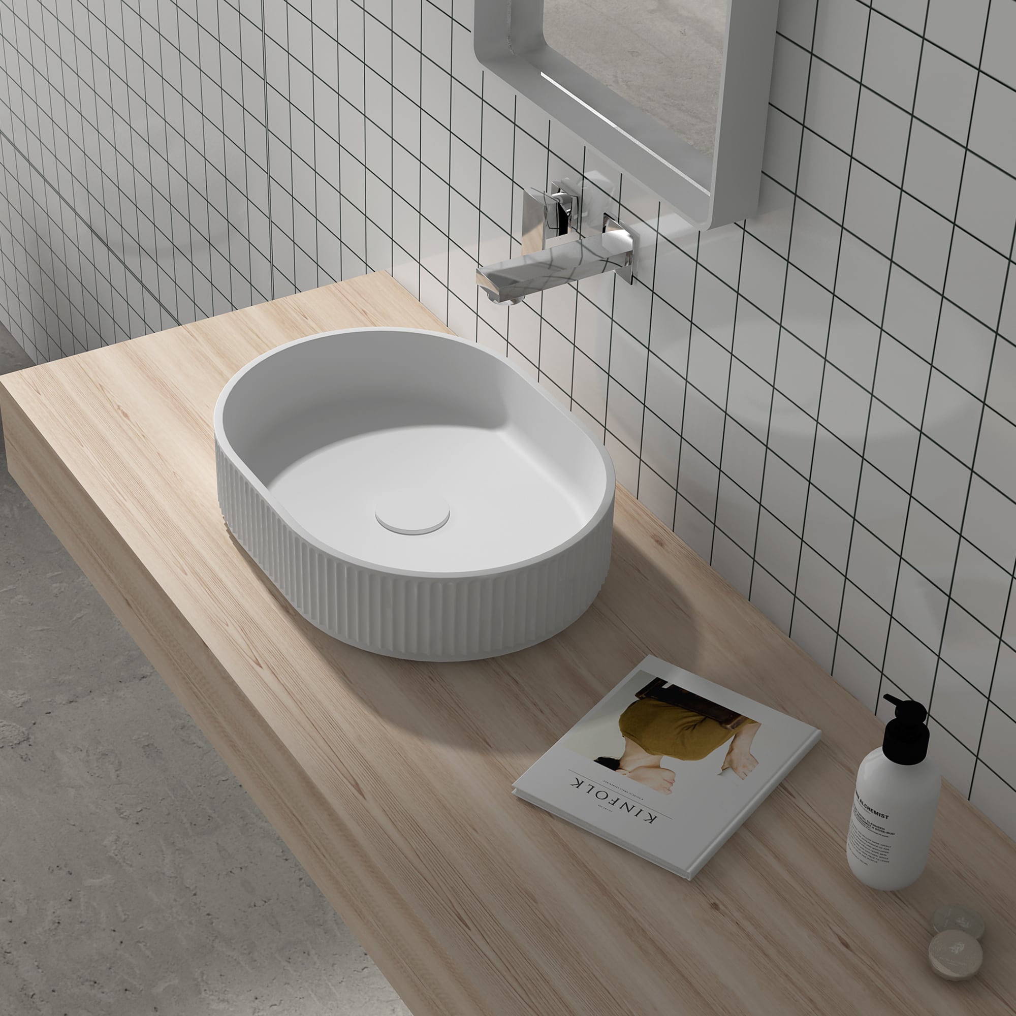 Ruvati RVB2819WH Bath-Sink - View #3