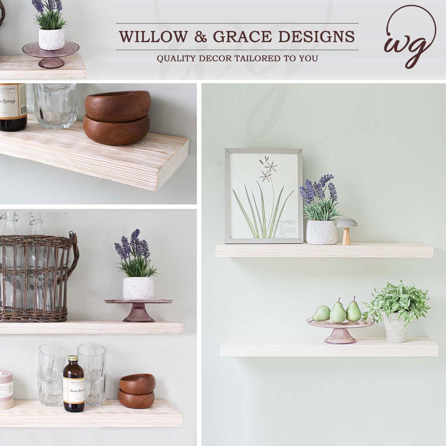 Willow & Grace 249511 Wall-Mounted-Shelving - View #7