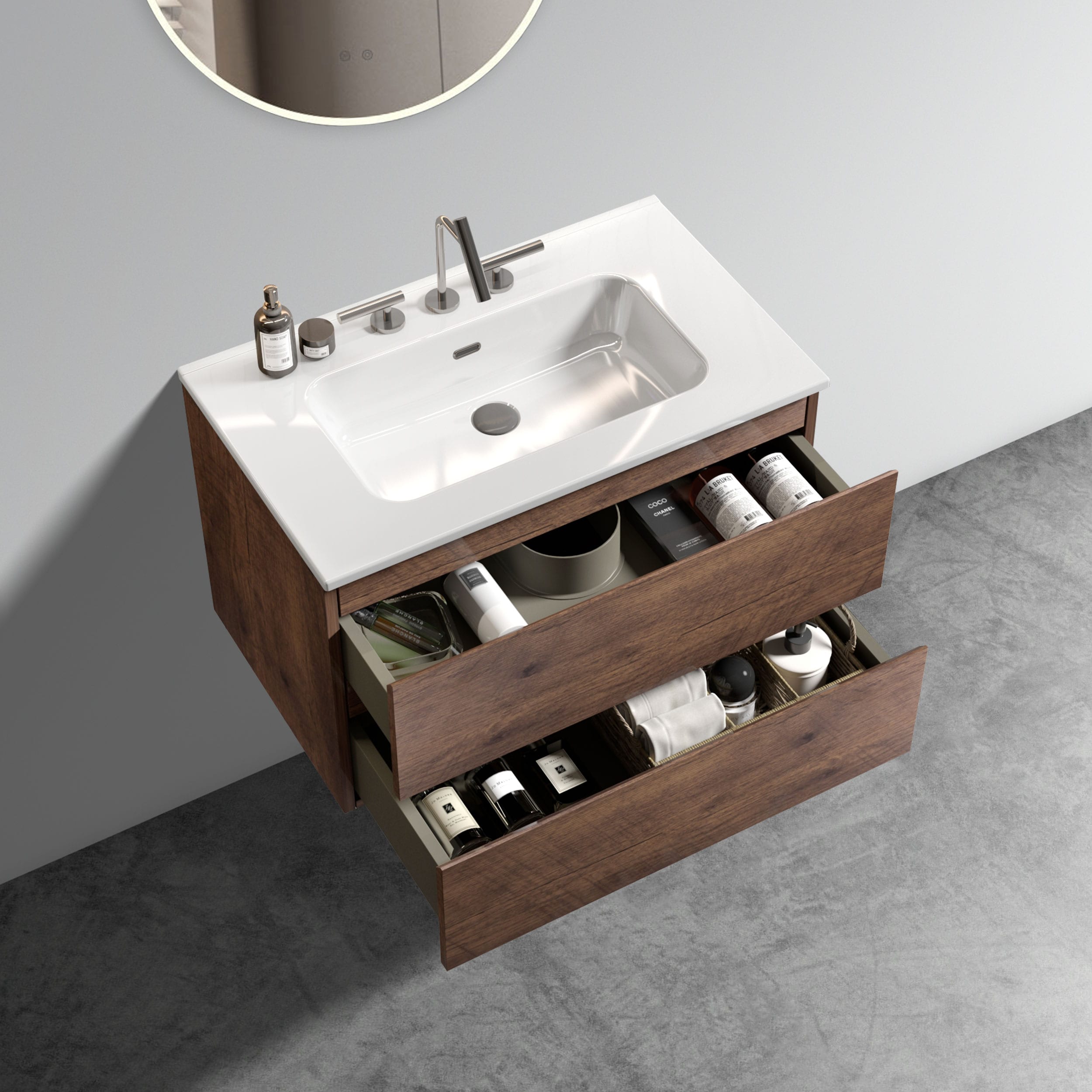 WELLFOR GLEM-65571 Bath-Vanity-Combo - View #2