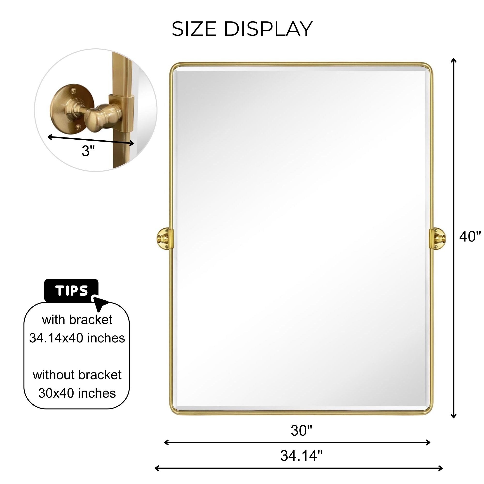 TEHOME GC-00560 Framed-Bath-Mirrors - View #6