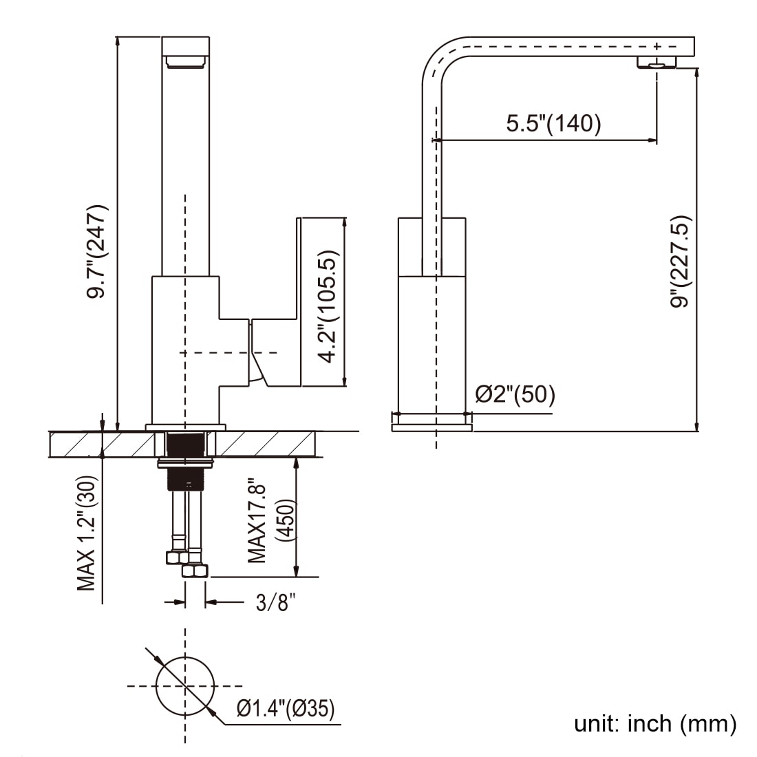 WOWOW 2312301C-LW Lavatory-Faucets - View #8