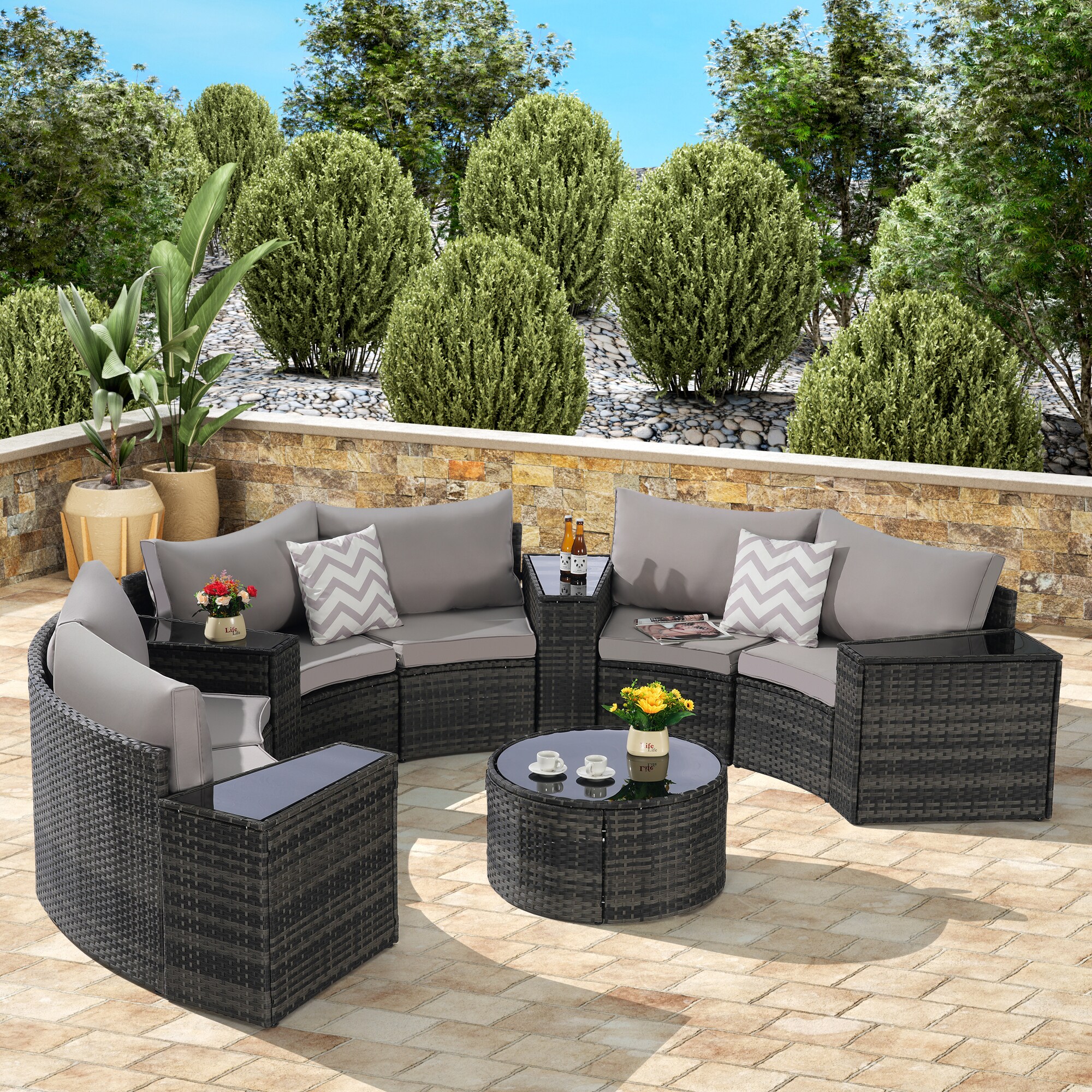 SINOFURN SYB670030LG Patio-Sofas-Daybeds - View #2