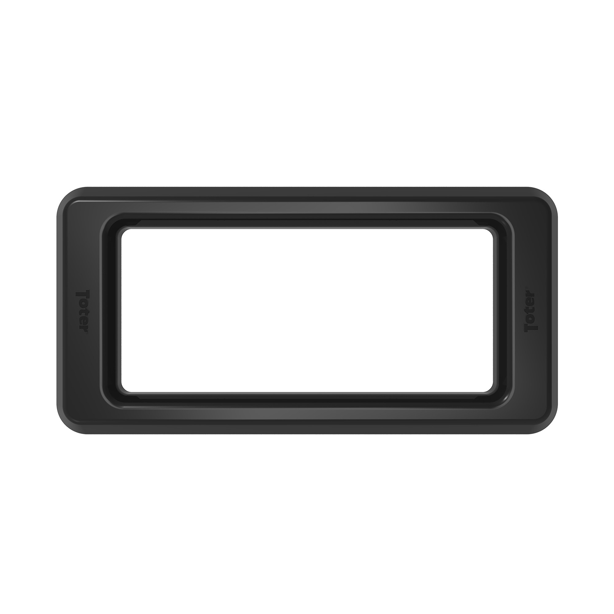 Toter SL000-60200 Black Plastic Kitchen Trash Can Lid