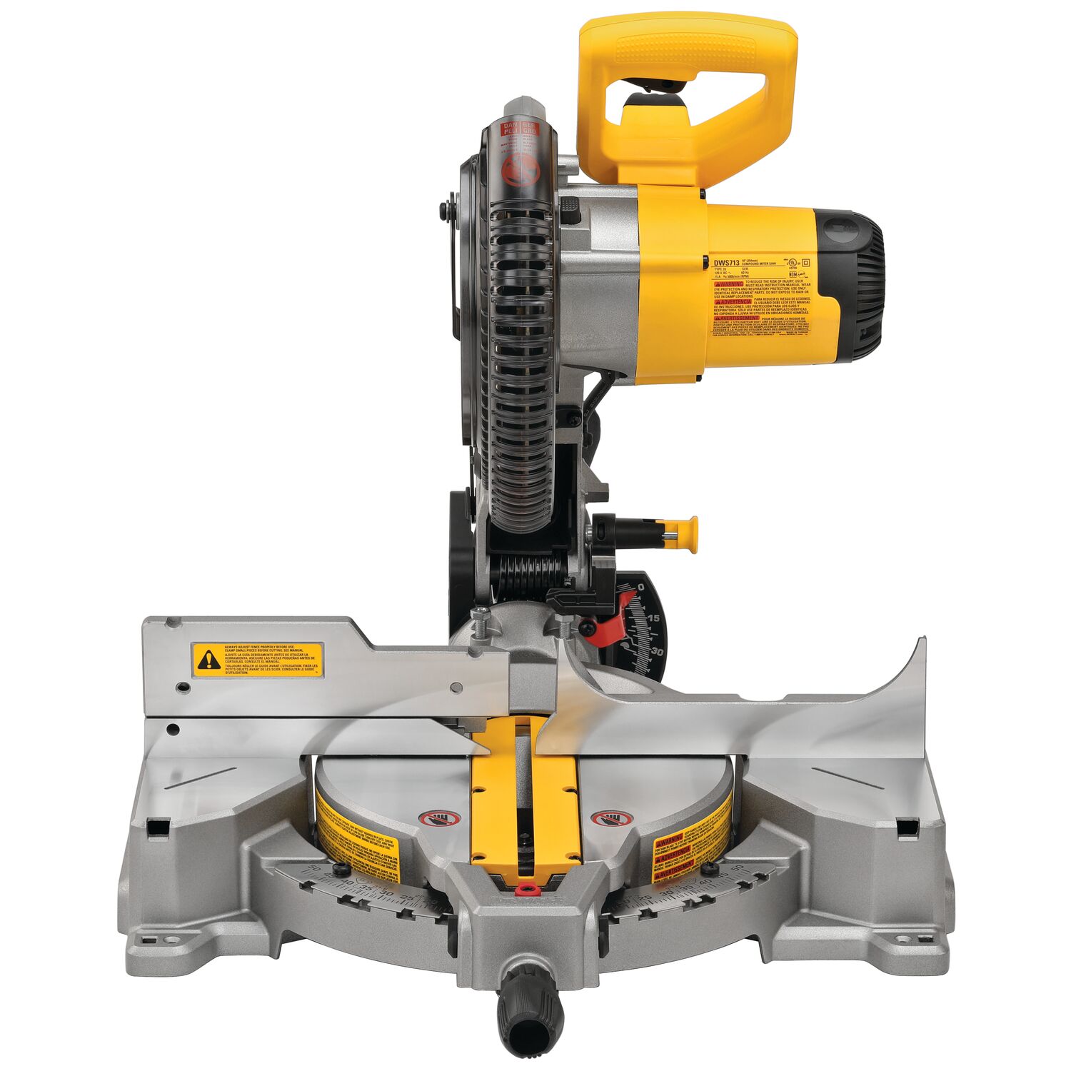 DEWALT 10-in 15-Amp Single Bevel Compound Corded Miter Saw DWS713 ...