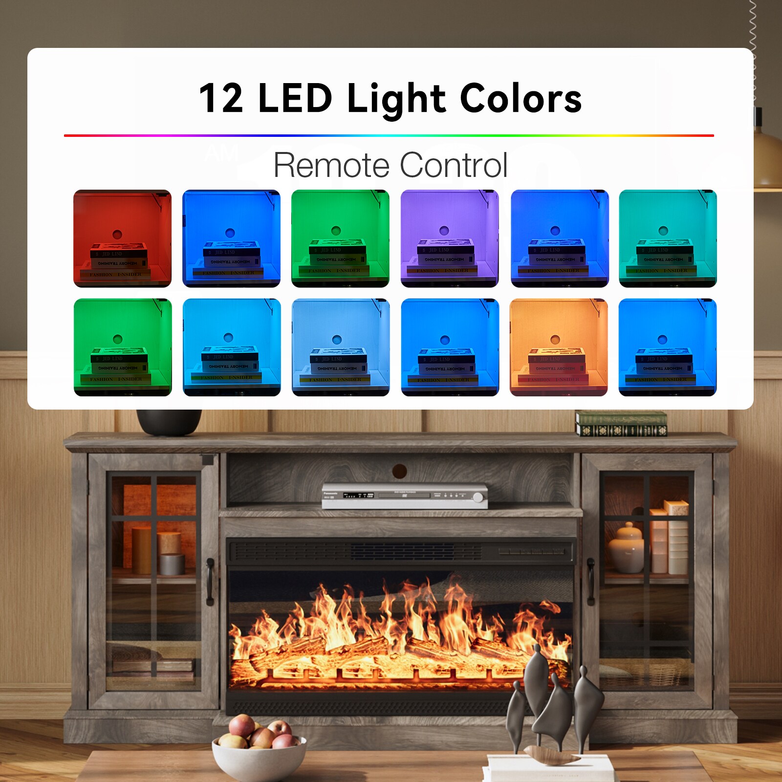 Bapipro TE17A32G Electric-Fireplaces - View #3