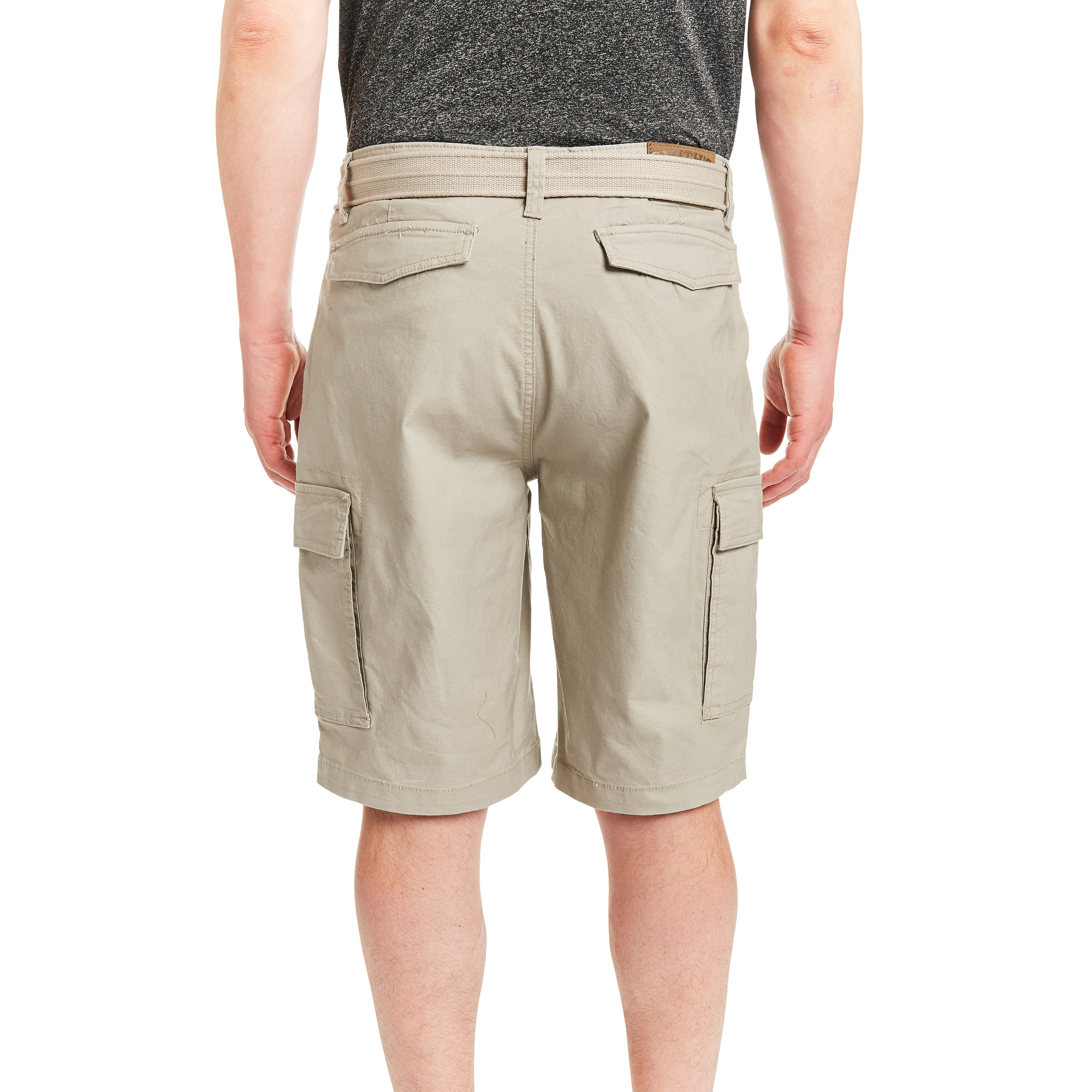 Smith's Workwear Men's 36 Light Stone Canvas Cargo Work Shorts in the ...