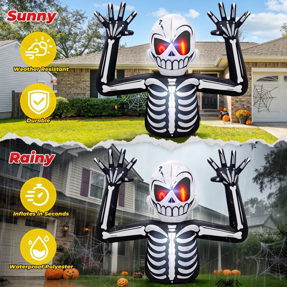 Danxilu H-SKULL-001-6F Outdoor-Halloween-Decor - View #4