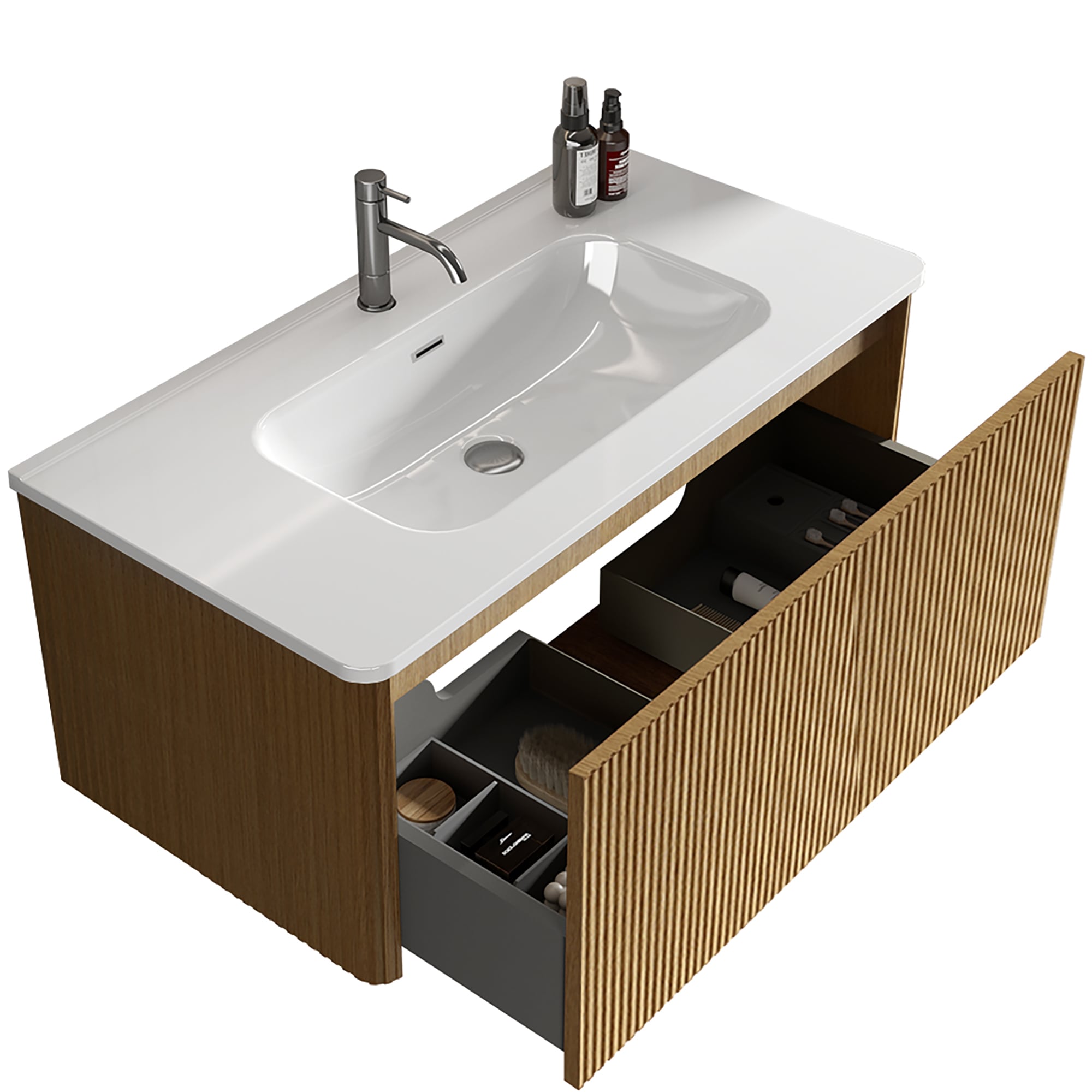 WELLFOR WA-MBF-7248 Bath-Vanity-Combo - View #8