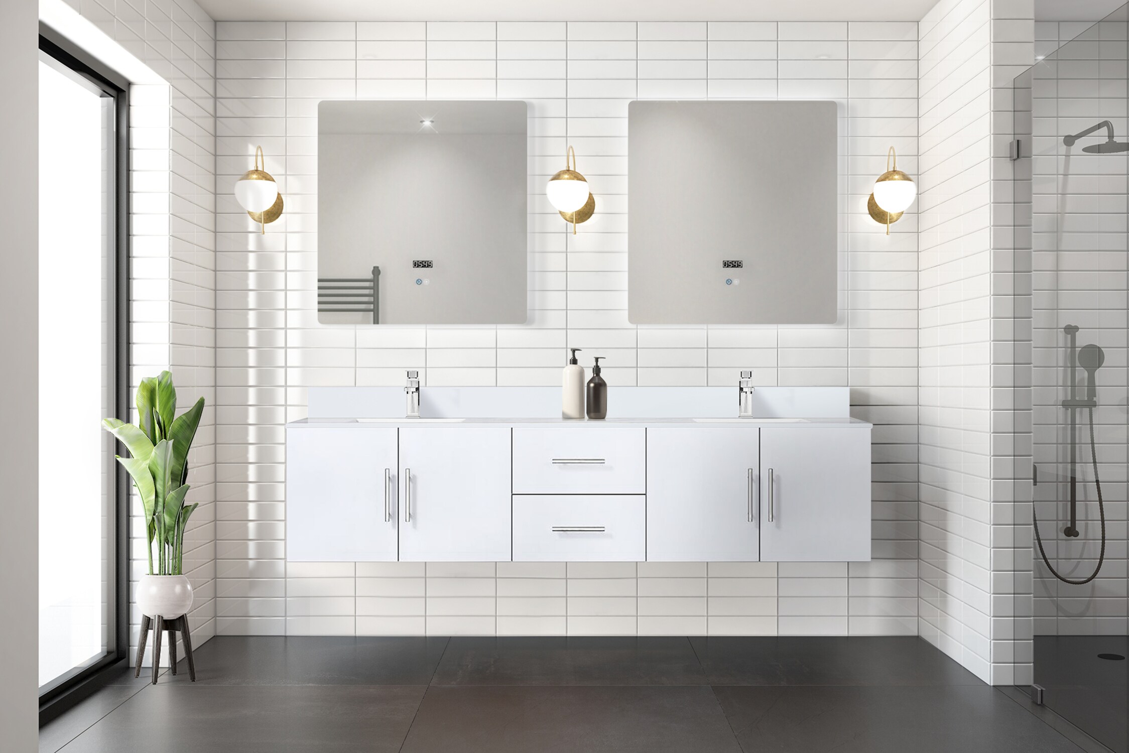 Lexora LVG80DM210 Bath-Vanity-Combo - View #7