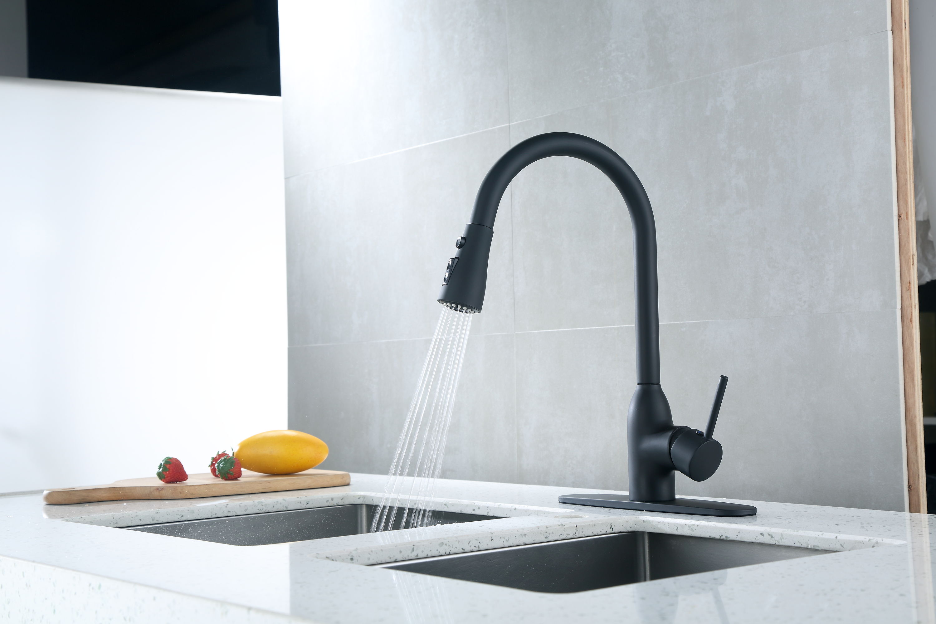 Runfine RFF10E-BLK Kitchen-Faucets - View #3