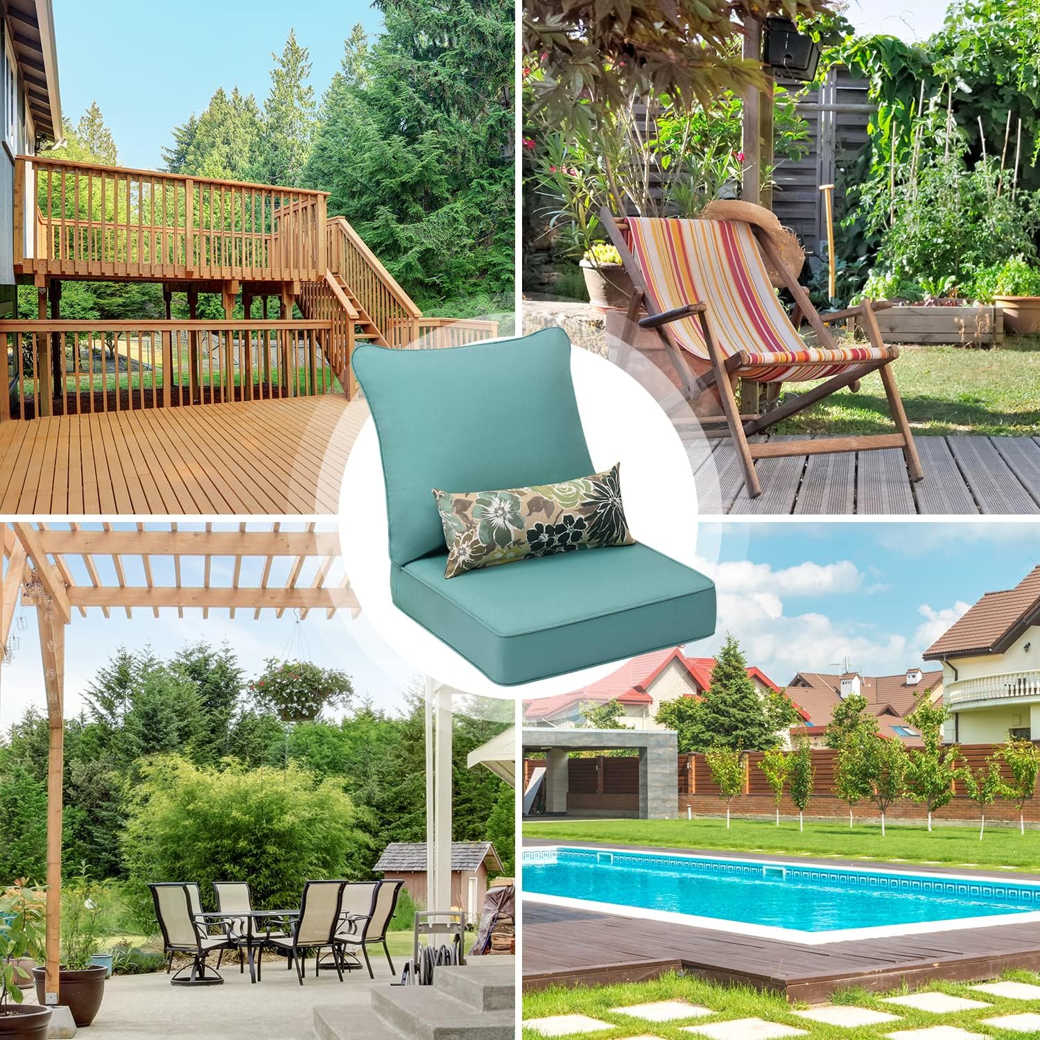 Aoodor A059-PBUBU Patio-Furniture-Cushions - View #8