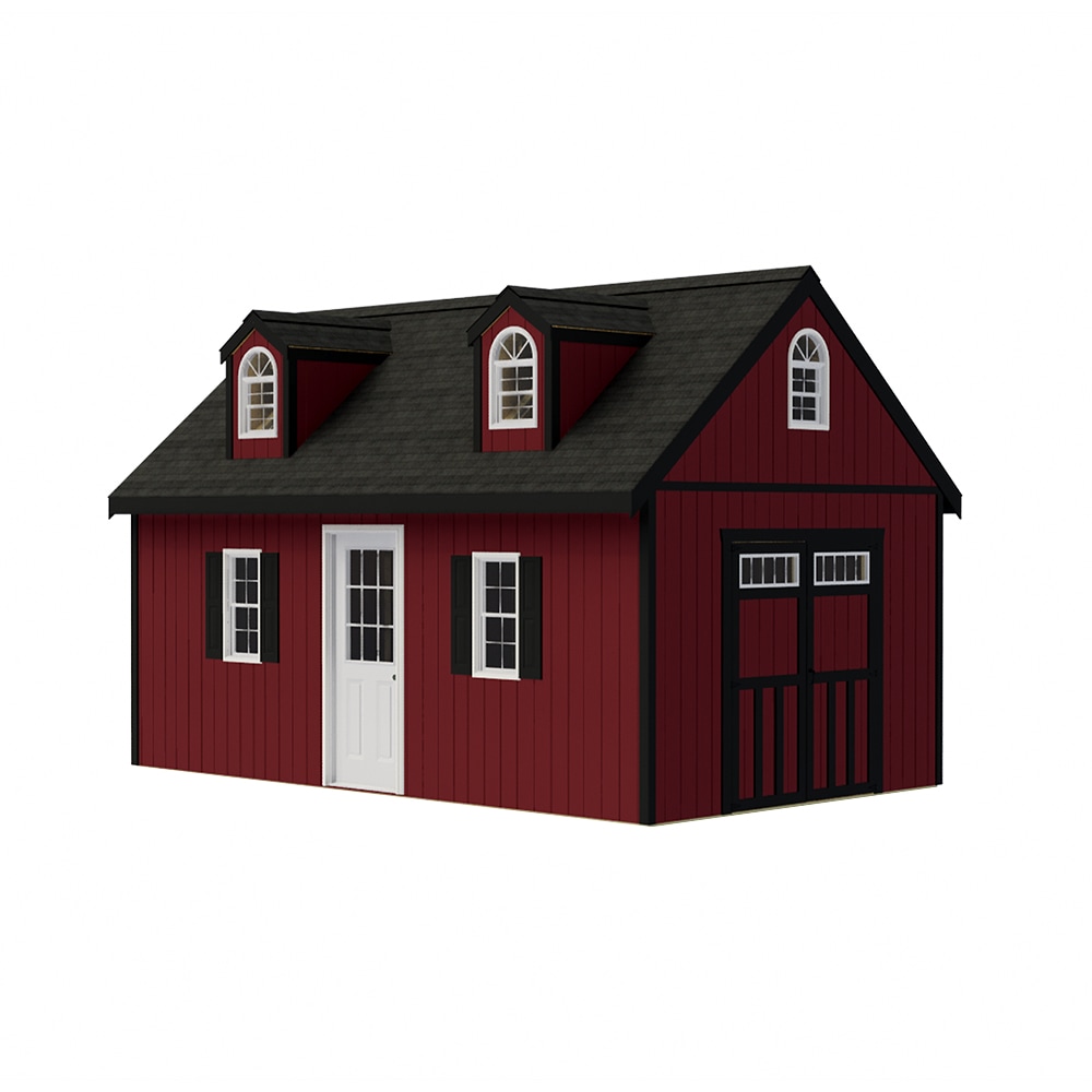 Best Barns Hampton 12 Ft X 24 Ft Wood Storage Shed In The Wood Storage   64322213 