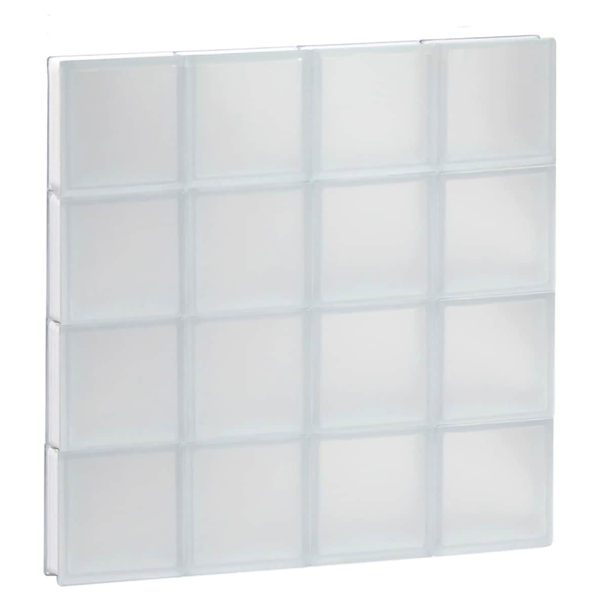 REDI2SET S3232FR Frosted Glass 31-in x 31-in Frameless Replacement Glass Block Window