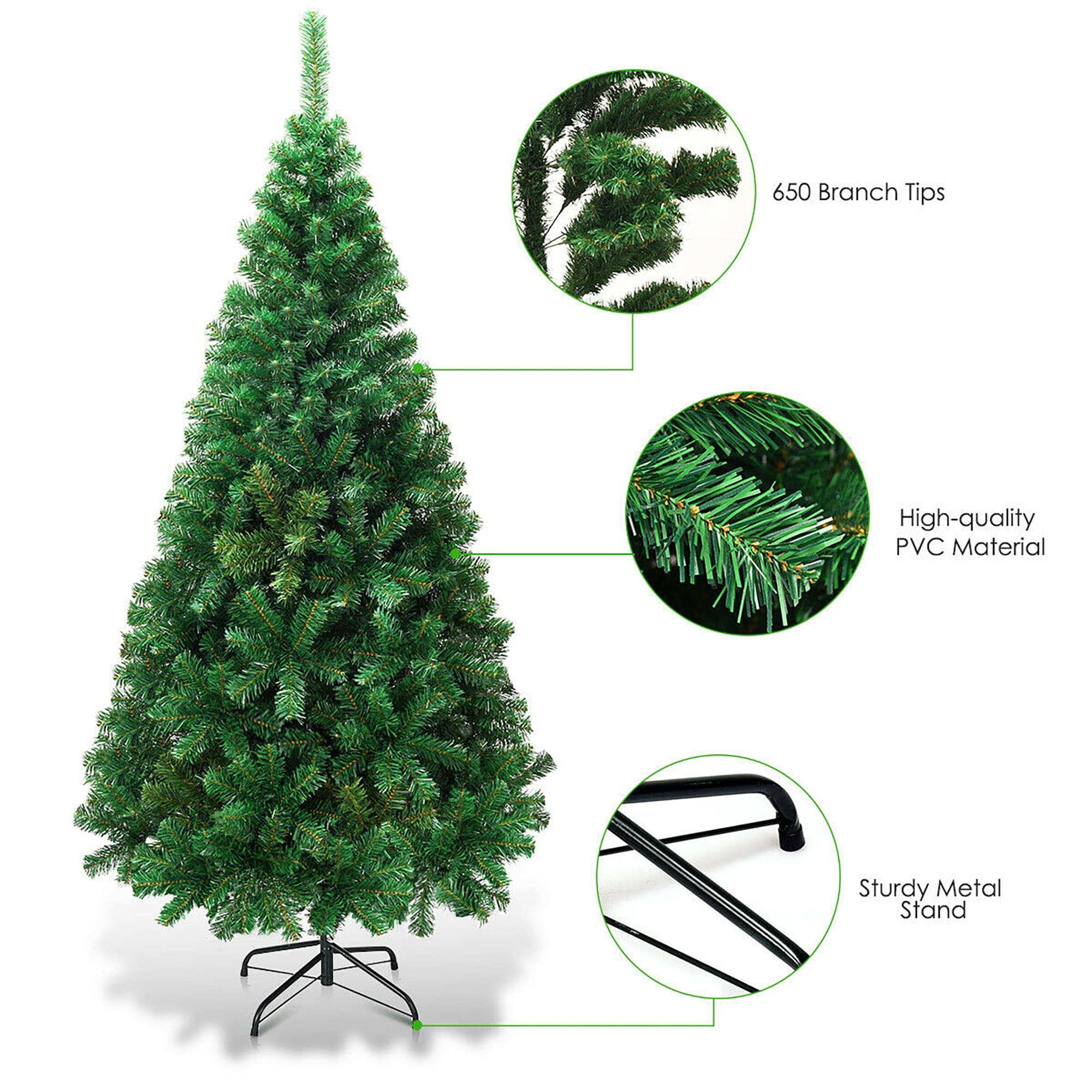Forclover ALHY-21CM6 Artificial-Christmas-Trees - View #5