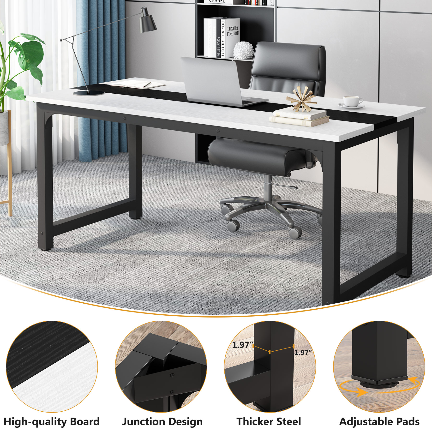 Fnova LWTJ-U0106 Office-Tables - View #7