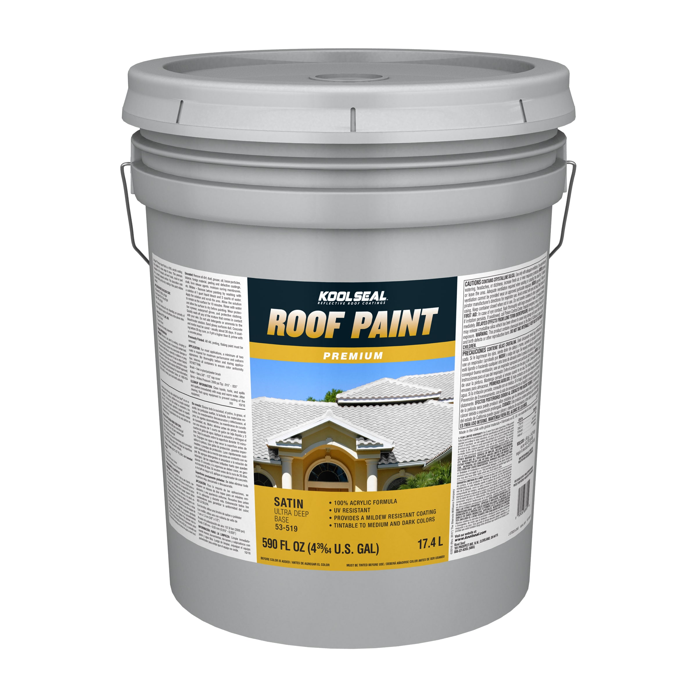 Kool Seal KST053519-20 Satin Ultra Deep Tintable Acrylic Exterior ( 5-gallon )