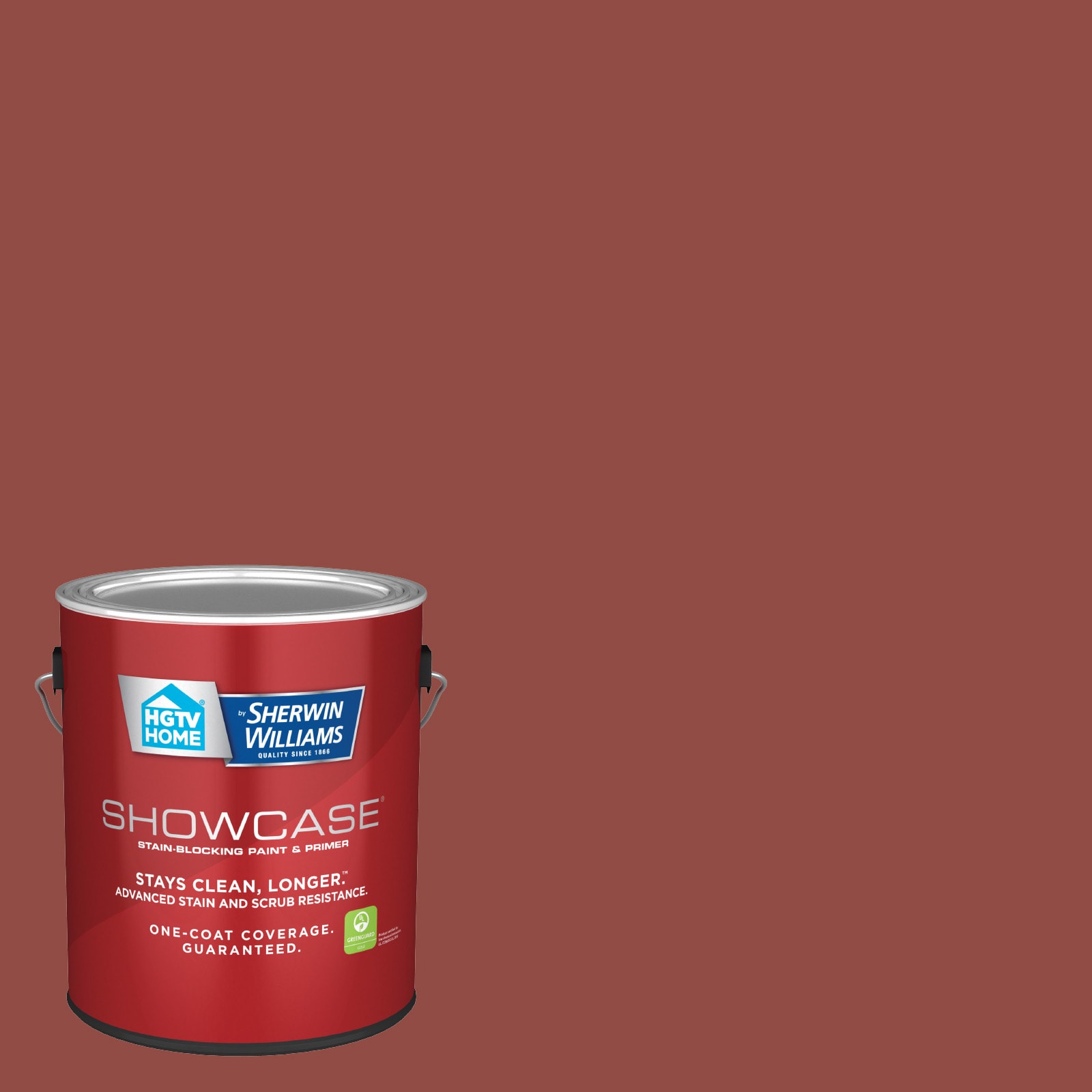 HGTV HOME by Sherwin-Williams 2002-5A-935236 Showcase Satin Decadent Red 2002-5A Acrylic Interior Paint Paint + Primer ( 1-gallon )