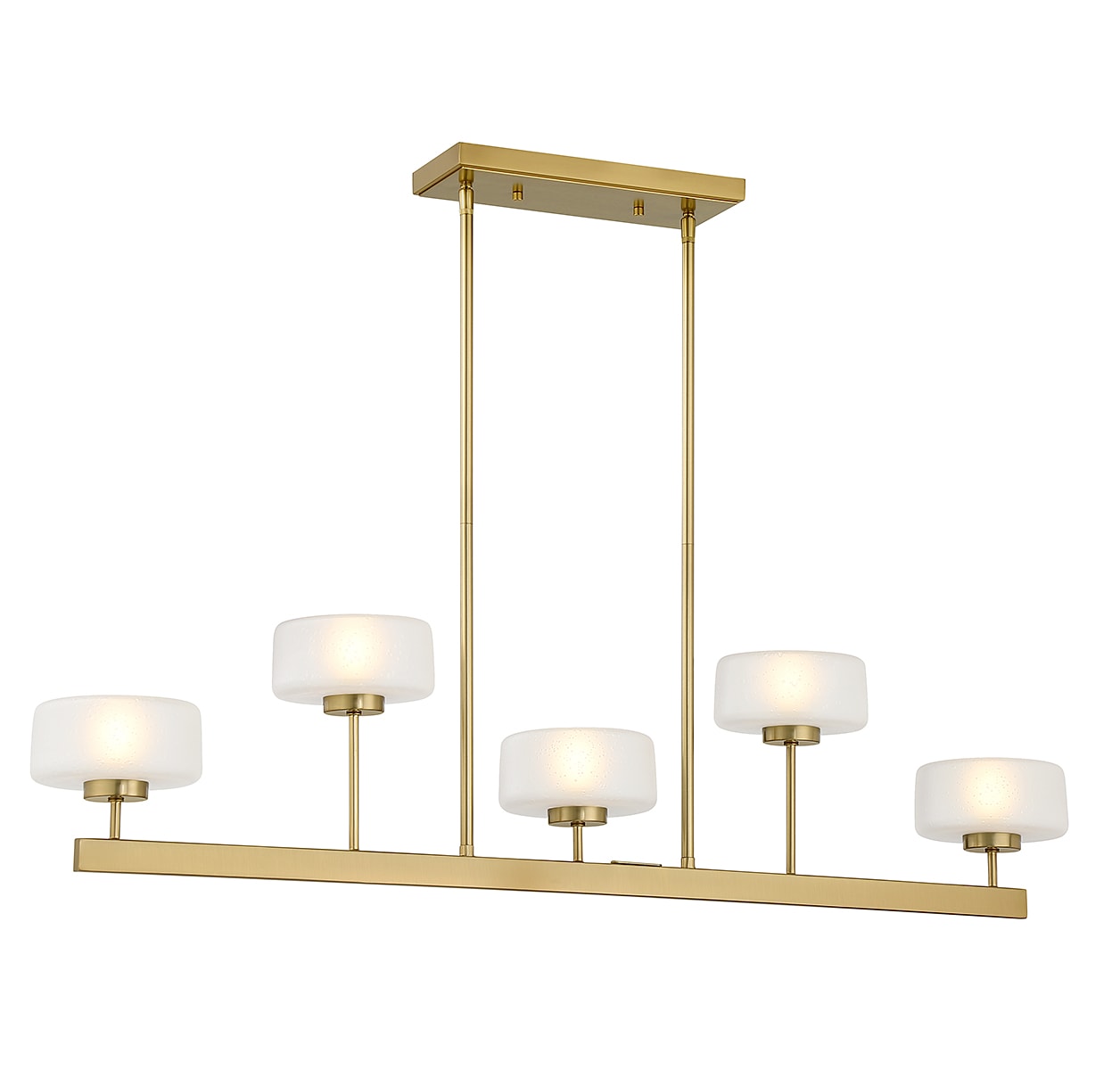 Savoy House Essentials 1-5407-5-322 Falster 5 -Light Brushed Brass Vintage For Use in Bedrooms, Dining Rooms, Foyers, Kitchens, Living Rooms Chandelier