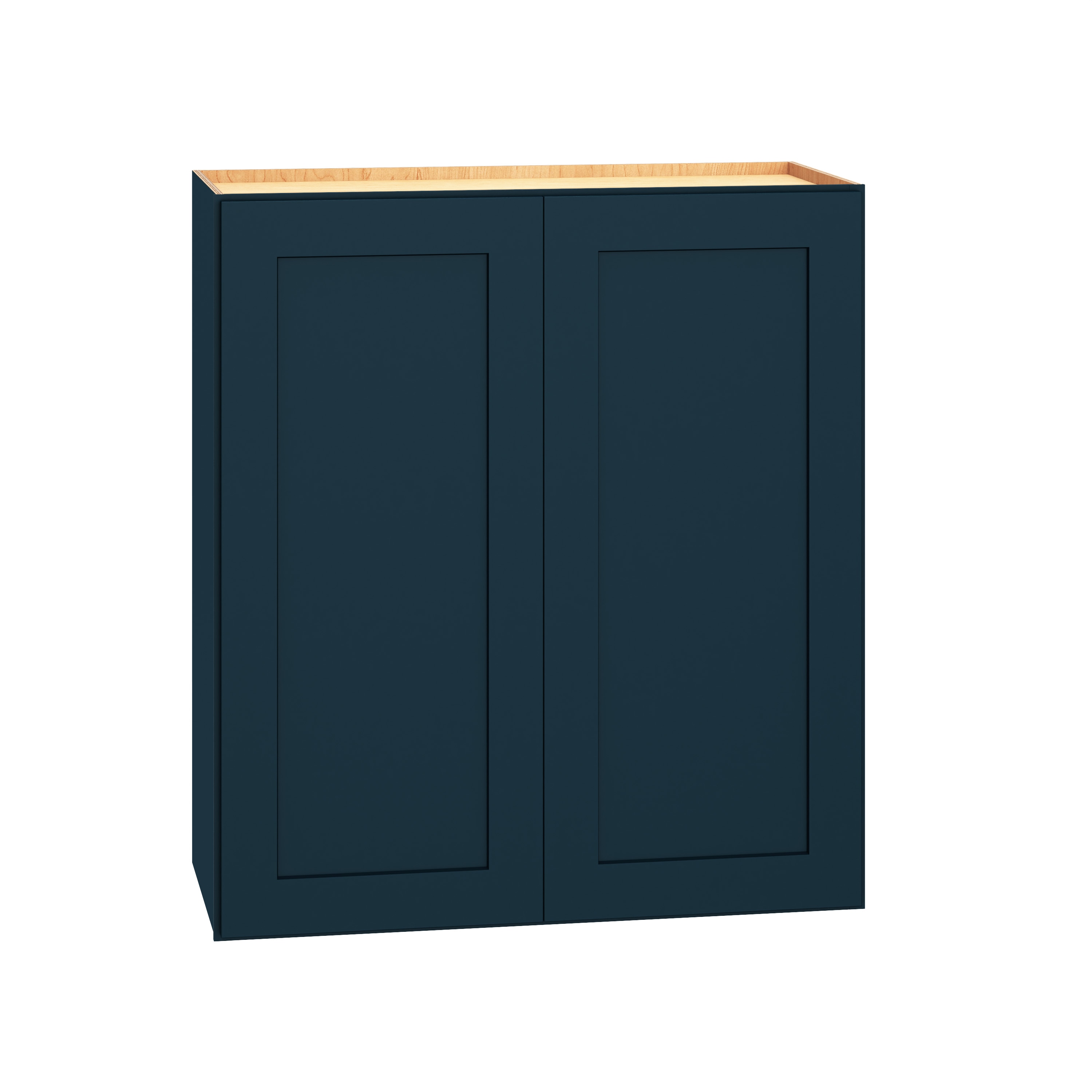Diamond Express 330 W2730 Jamestown 27-in W x 30-in H x 12-in D Regatta Blue Wall Fully assembled Plywood Cabinet (Recessed Panel Shaker)