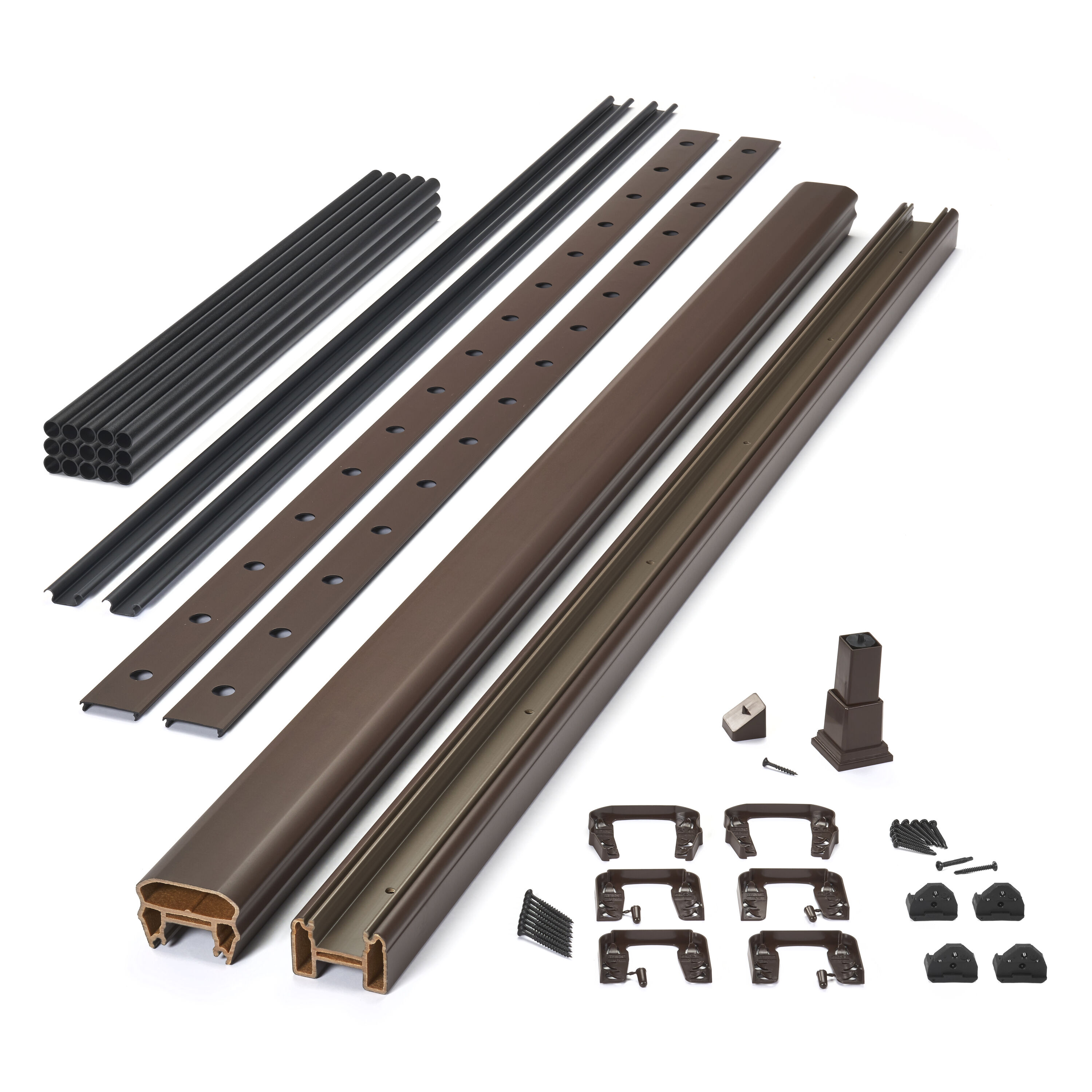 Trex Transcend 6-ft x 42-in Vintage Lantern Composite Deck Rail Kit