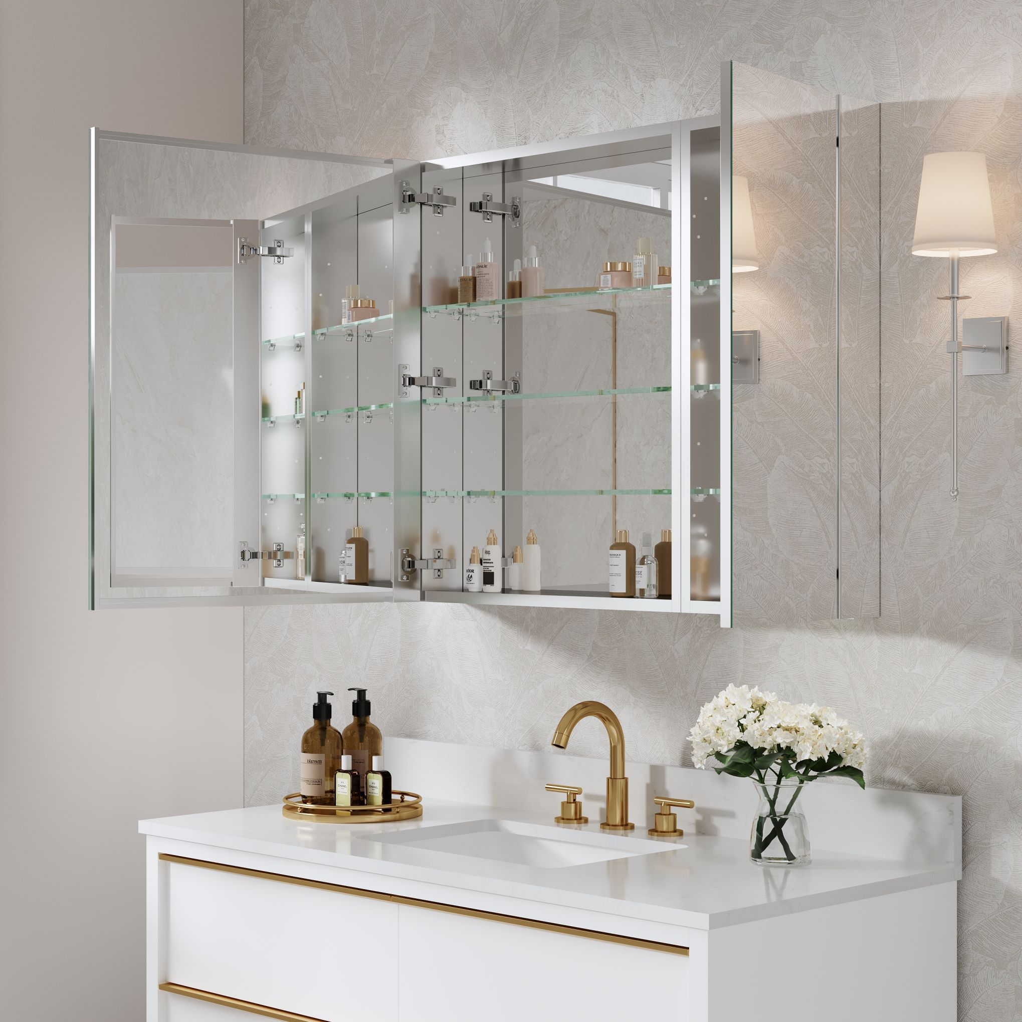 WELLFOR ROSA2412LR Bathroom-Medicine-Cabinets - View #8