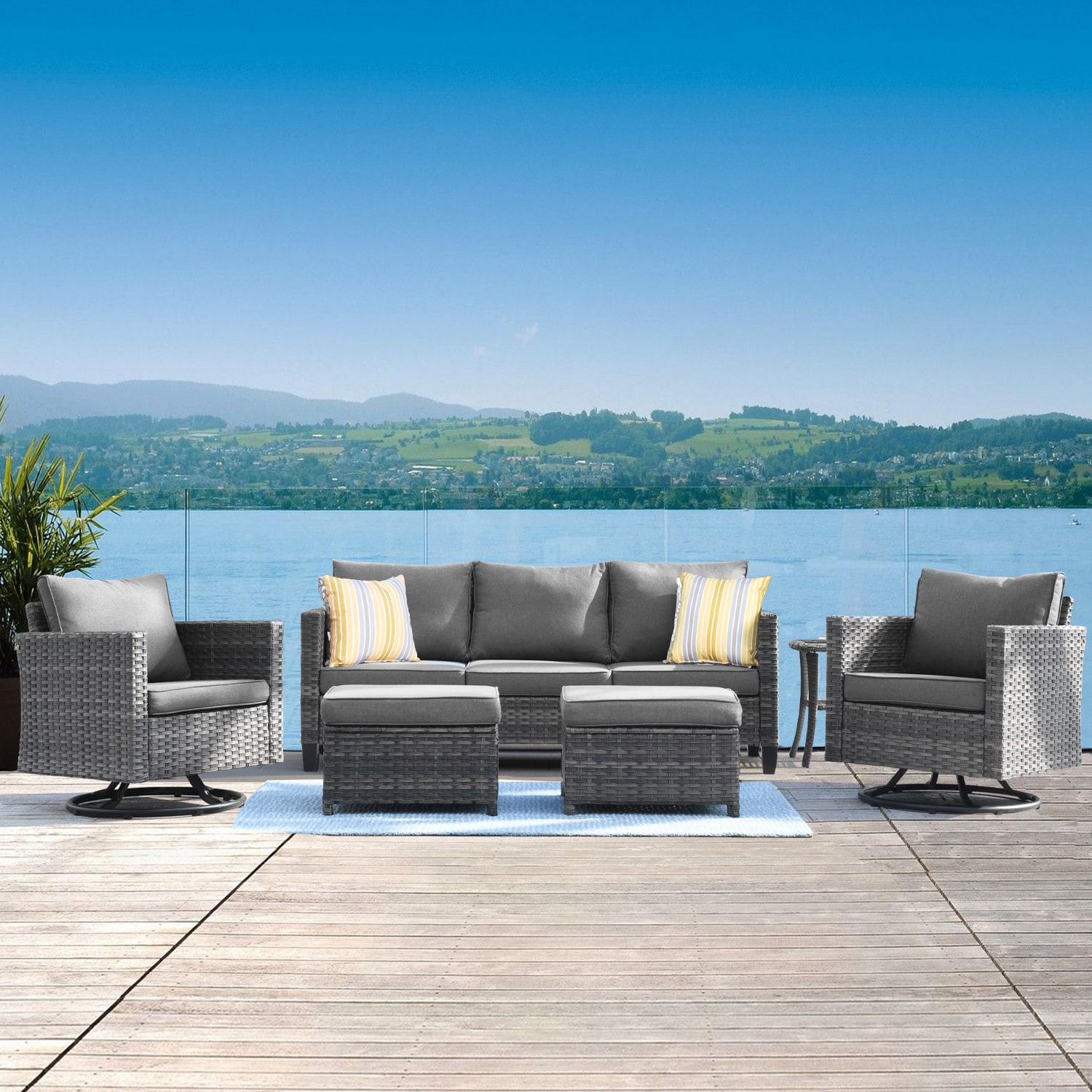 XIZZI XSQRC2163 Patio-Conversation-Sets - View #2