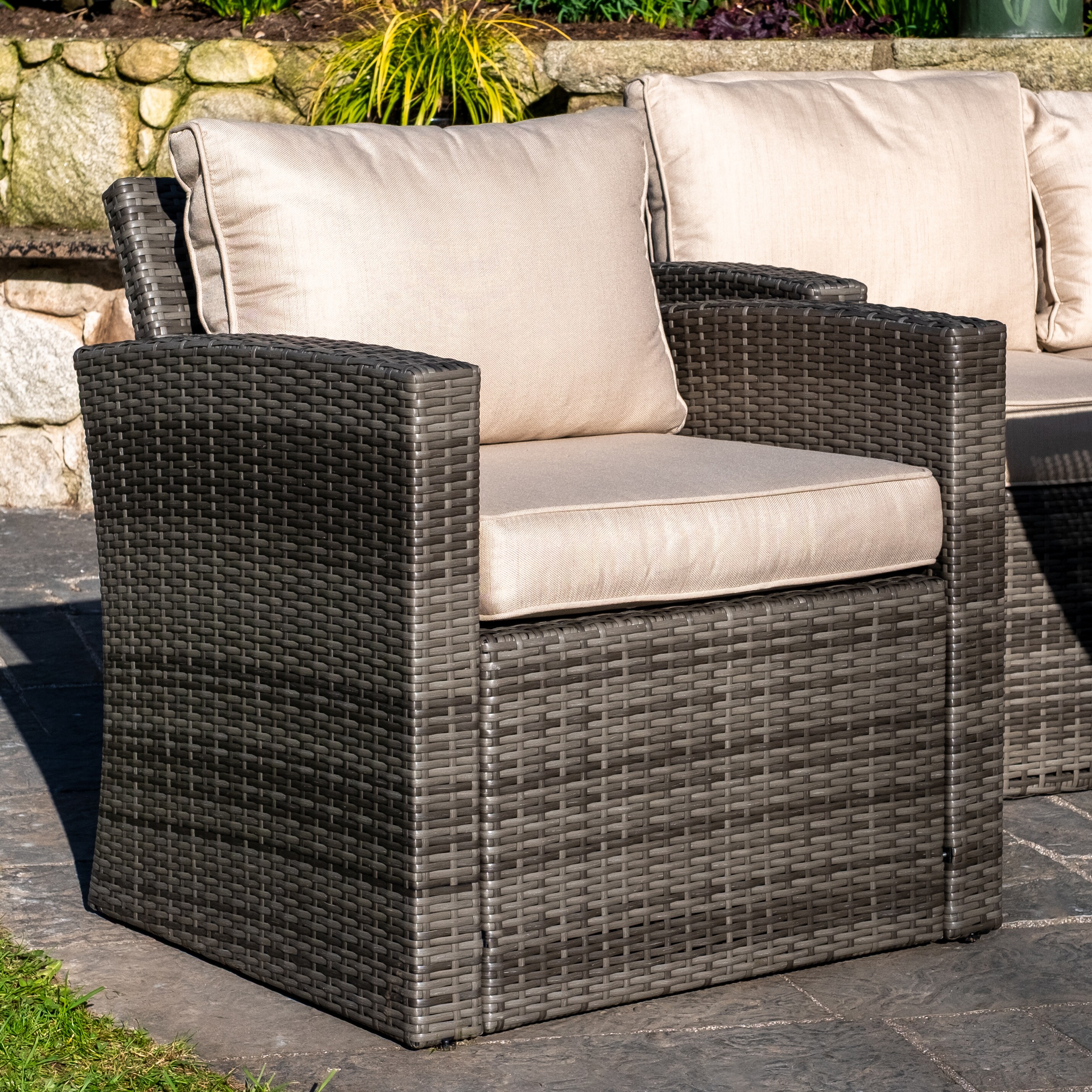 Moda Furnishings CMAS-1403B-GR Patio-Conversation-Sets - View #4