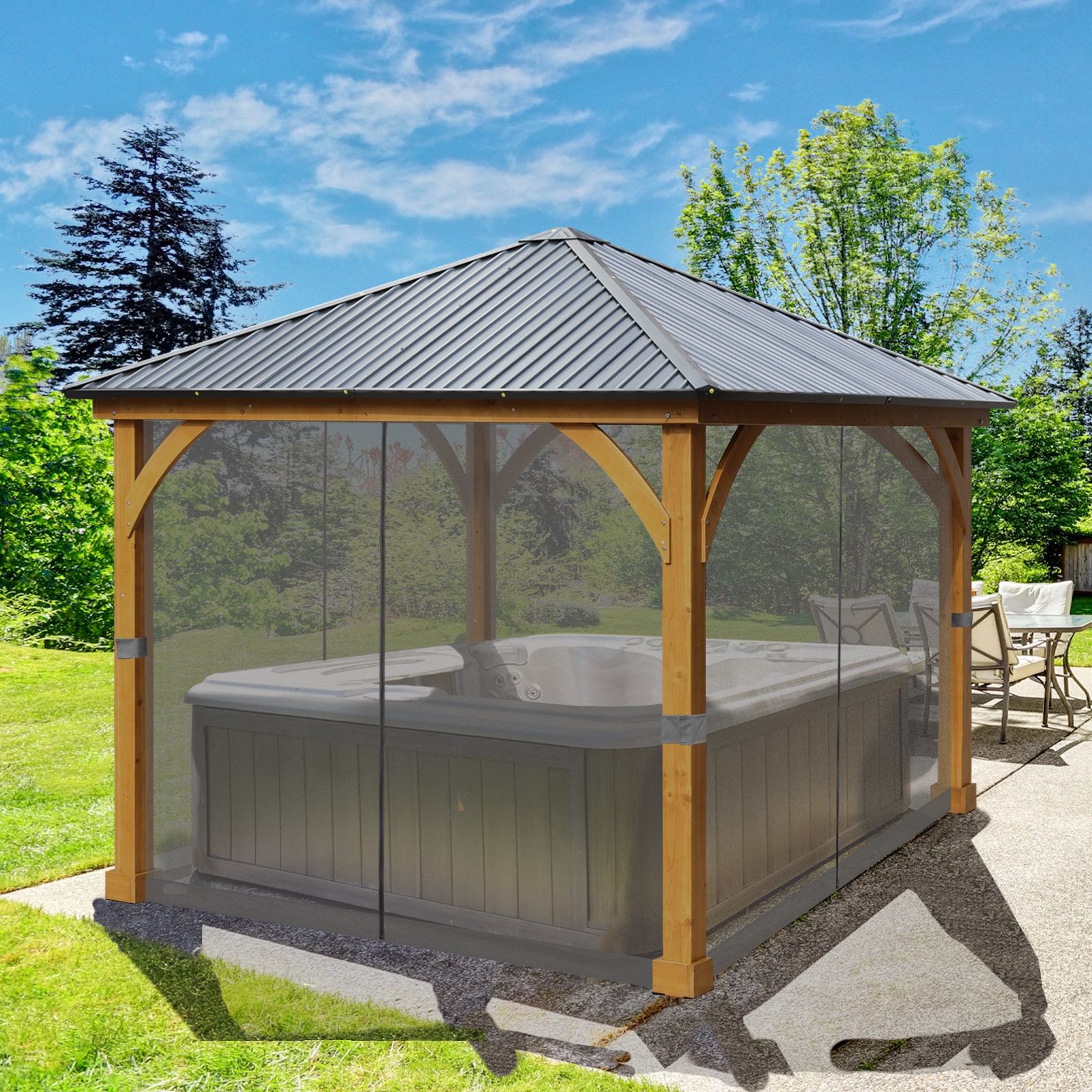Aoodor A004-PGYGY Gazebo-Parts-Accessories - View #6