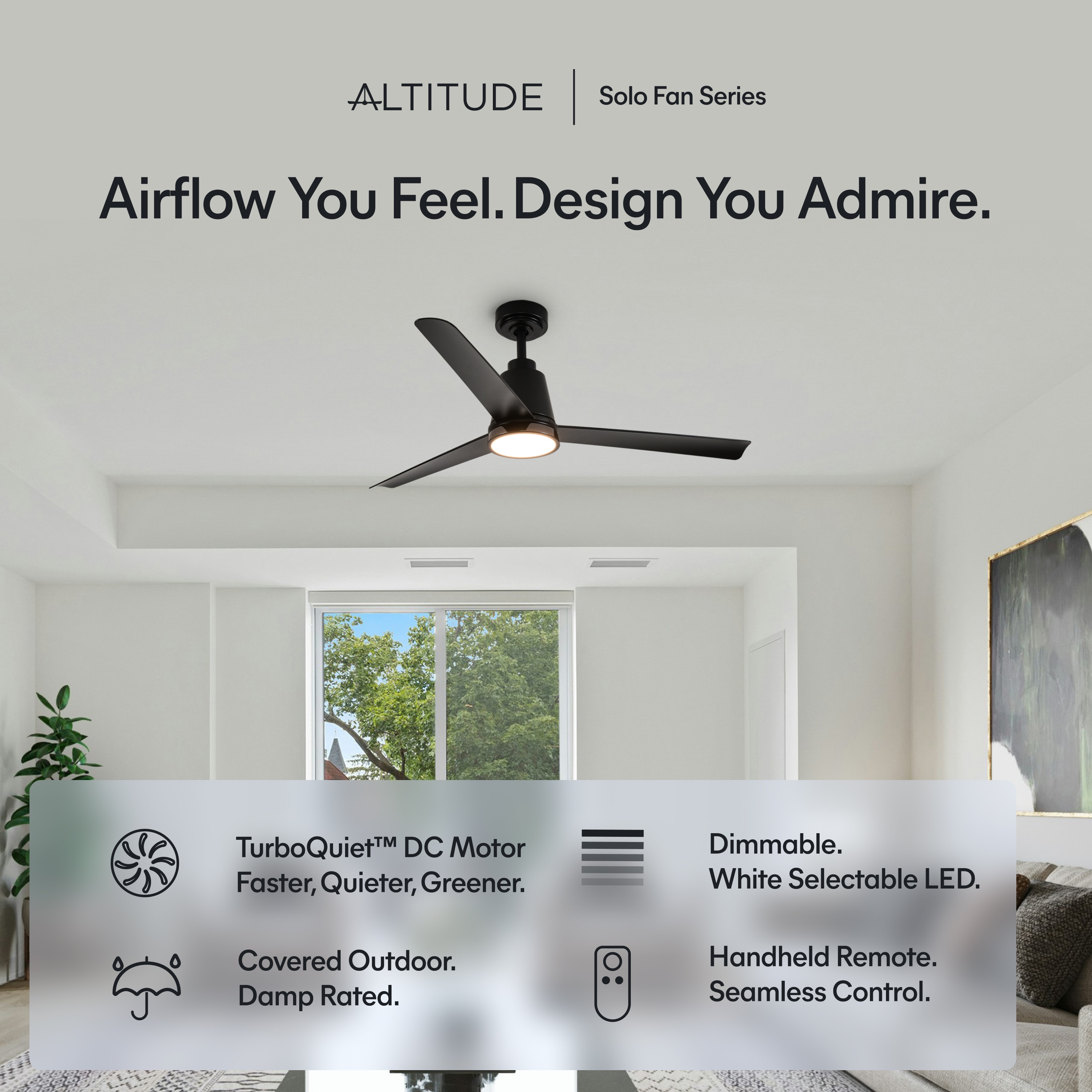 ALTITUDE SOLO-52-MBK-MBK-BKN Ceiling-Fans - View #5