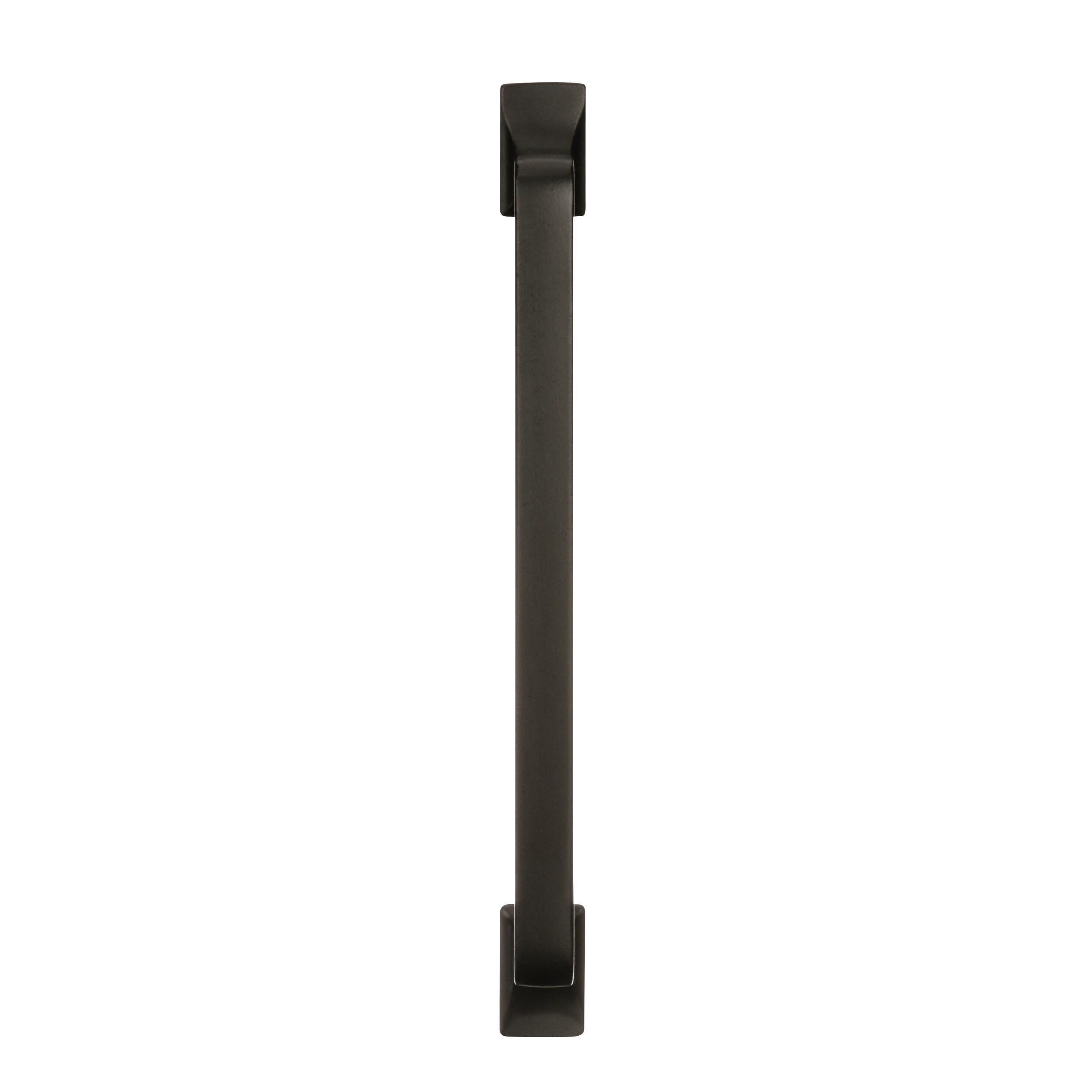 6-1/4 Inch Black Bronze Modern Industrial Bar Pull