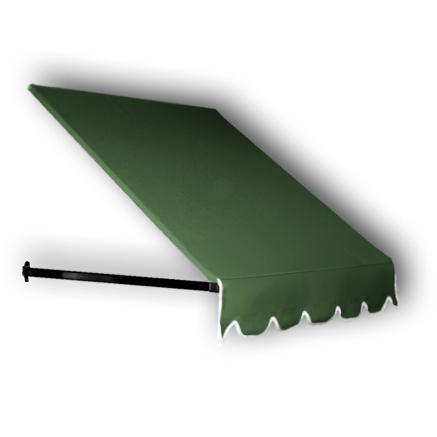 Awntech ER24-5F 64.5-in Wide x 48-in Projection x 24-in Height Fabric Solid Fixed Window/Door Awning