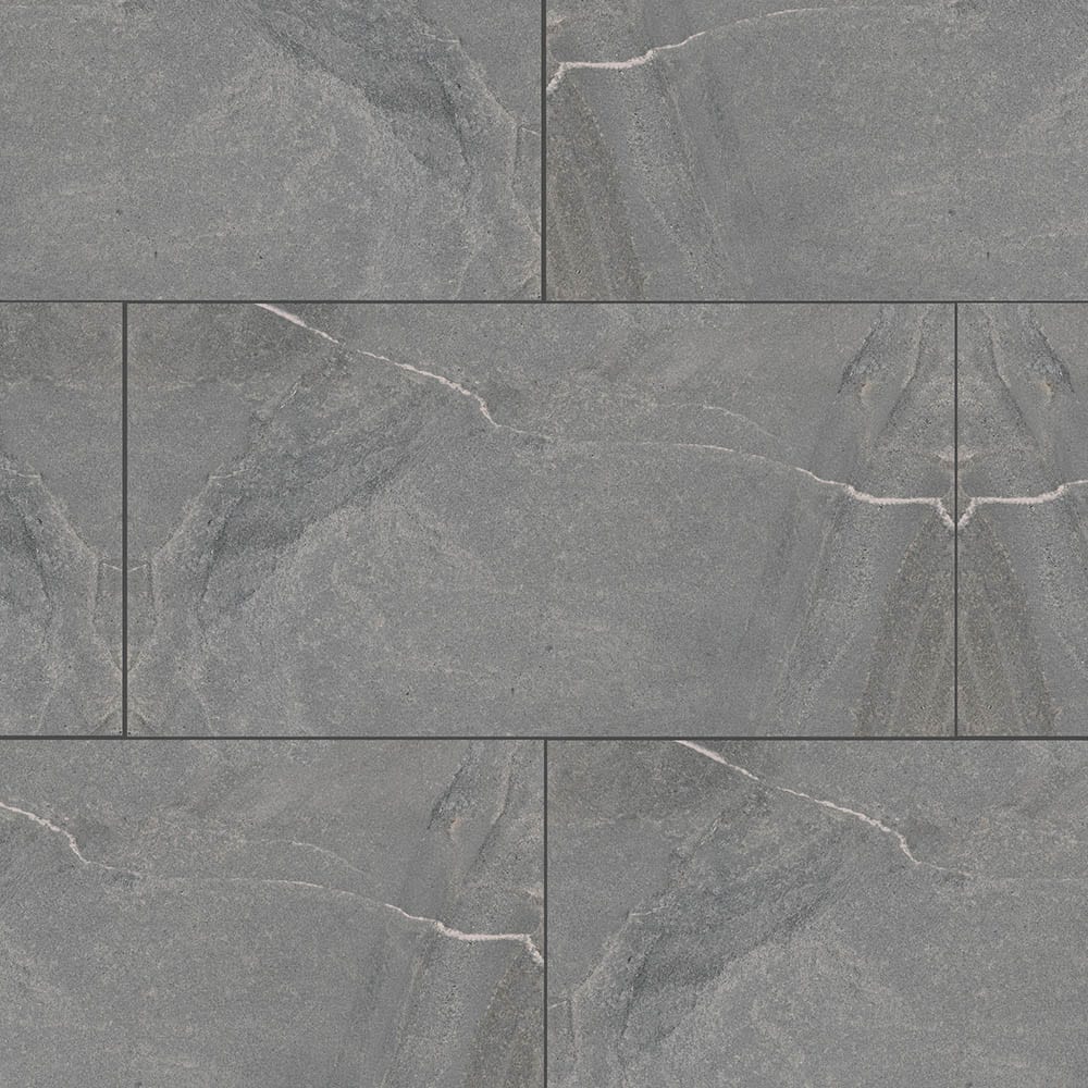 Stone Shadow 24-in x 48-in Matte Porcelain Stone Look Floor and Wall Tile (15.5-sq. ft/ Piece) | - Elida Ceramica LWSSNSS2448
