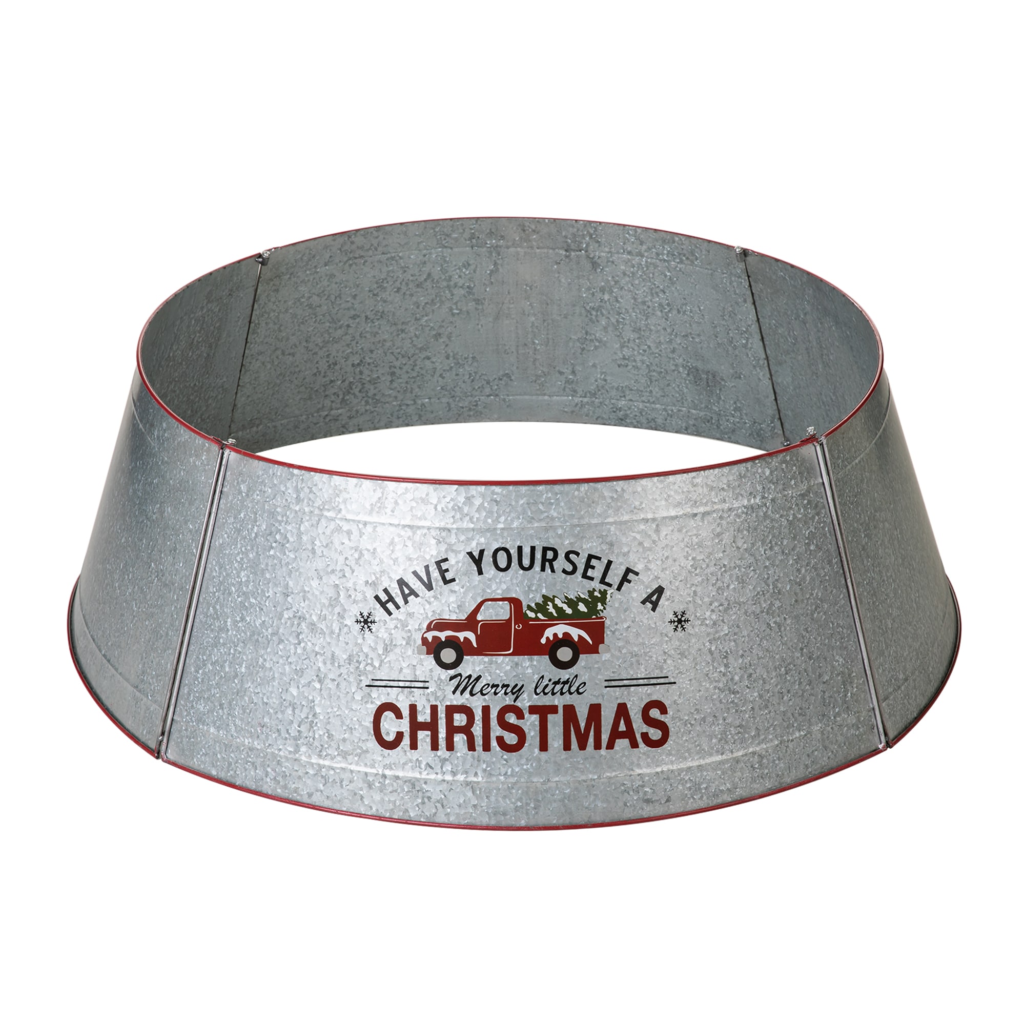 Glitzhome 2010600042 40.5-Inches Silver Tree collar