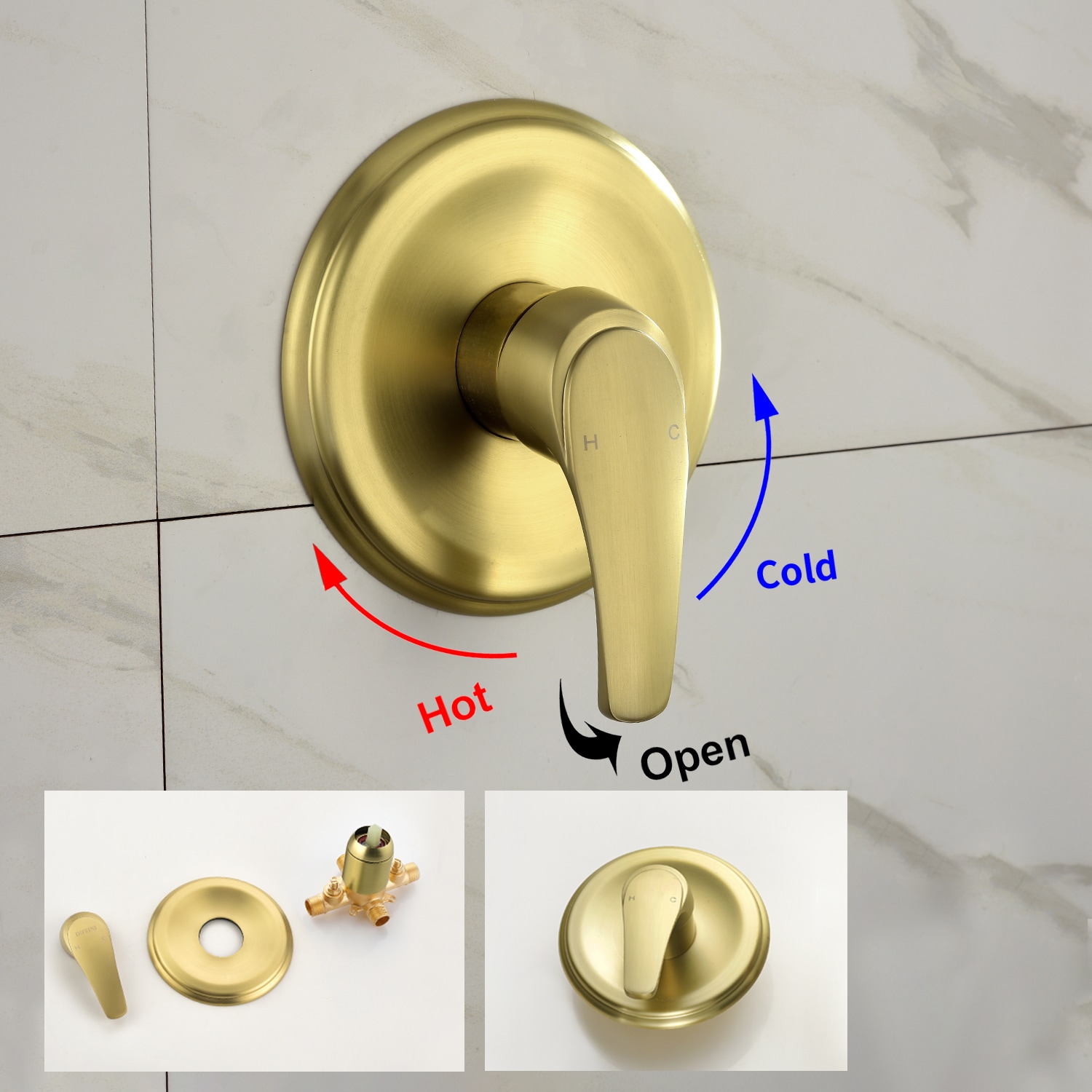 Nestfair SMD8056G Fixed-Showerhead - View #5