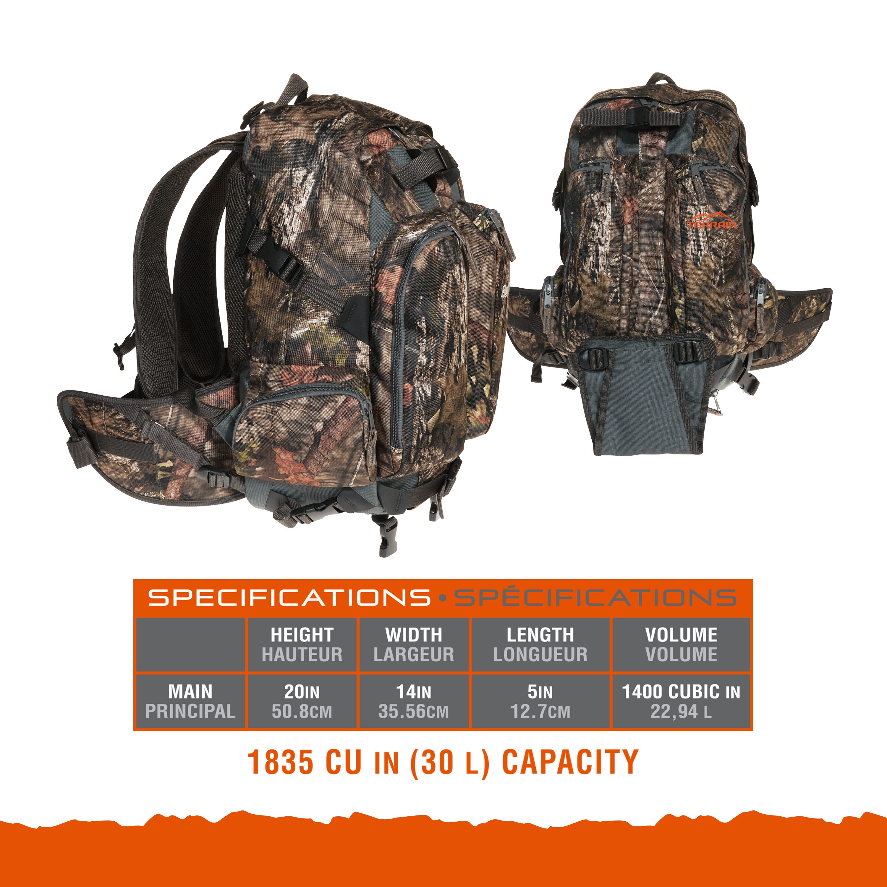 Shocker Allen Company Magnetic Hunting Backpack with Neoprene Mouth Call  Pockets and Striker Stick Sleeves in the Hunting Equipment & Apparel  department at