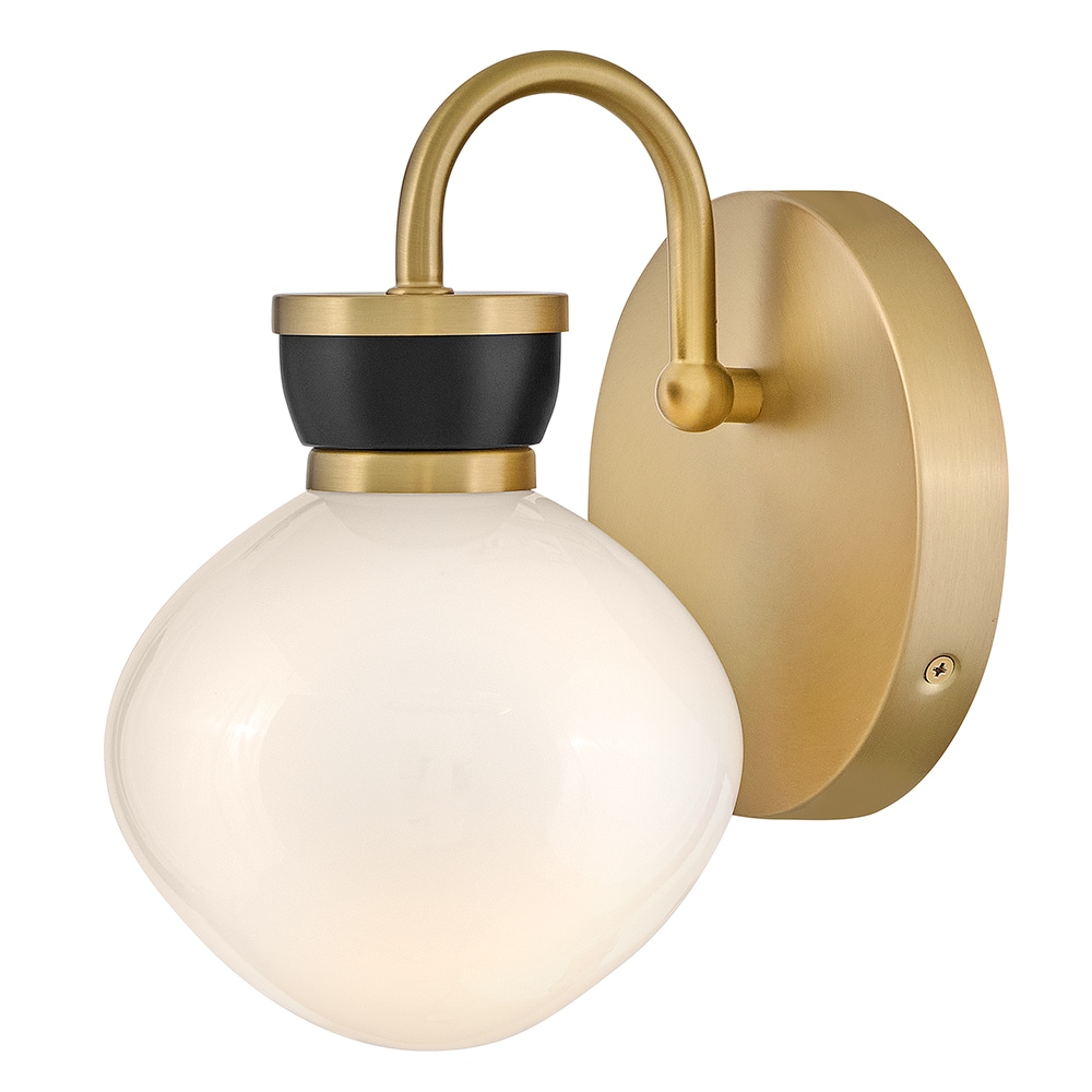Lark 85590LCB-BK Lucy 6-in 1 -Light Polished Brass Traditional Vanity light
