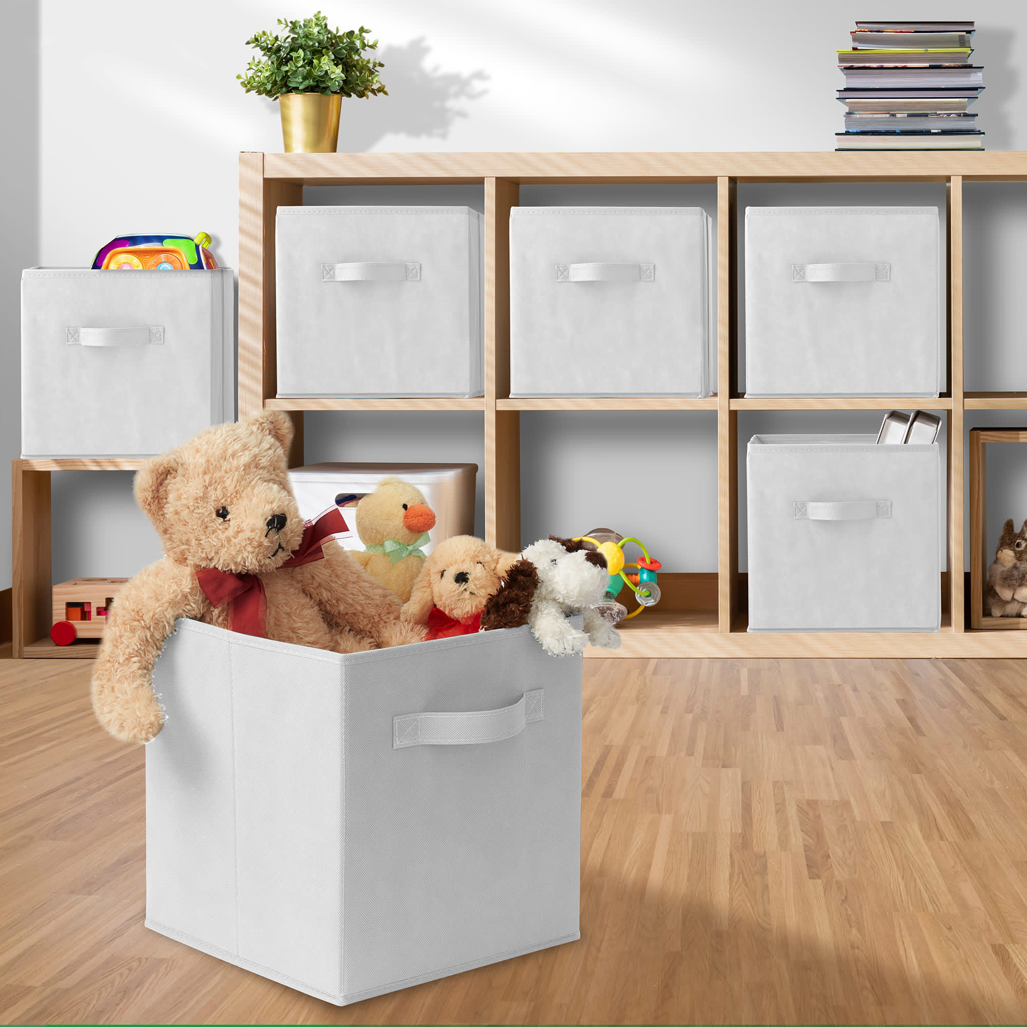 Casafield HOM-STO-6CC-WHT Laminate-Storage-Cubes - View #5