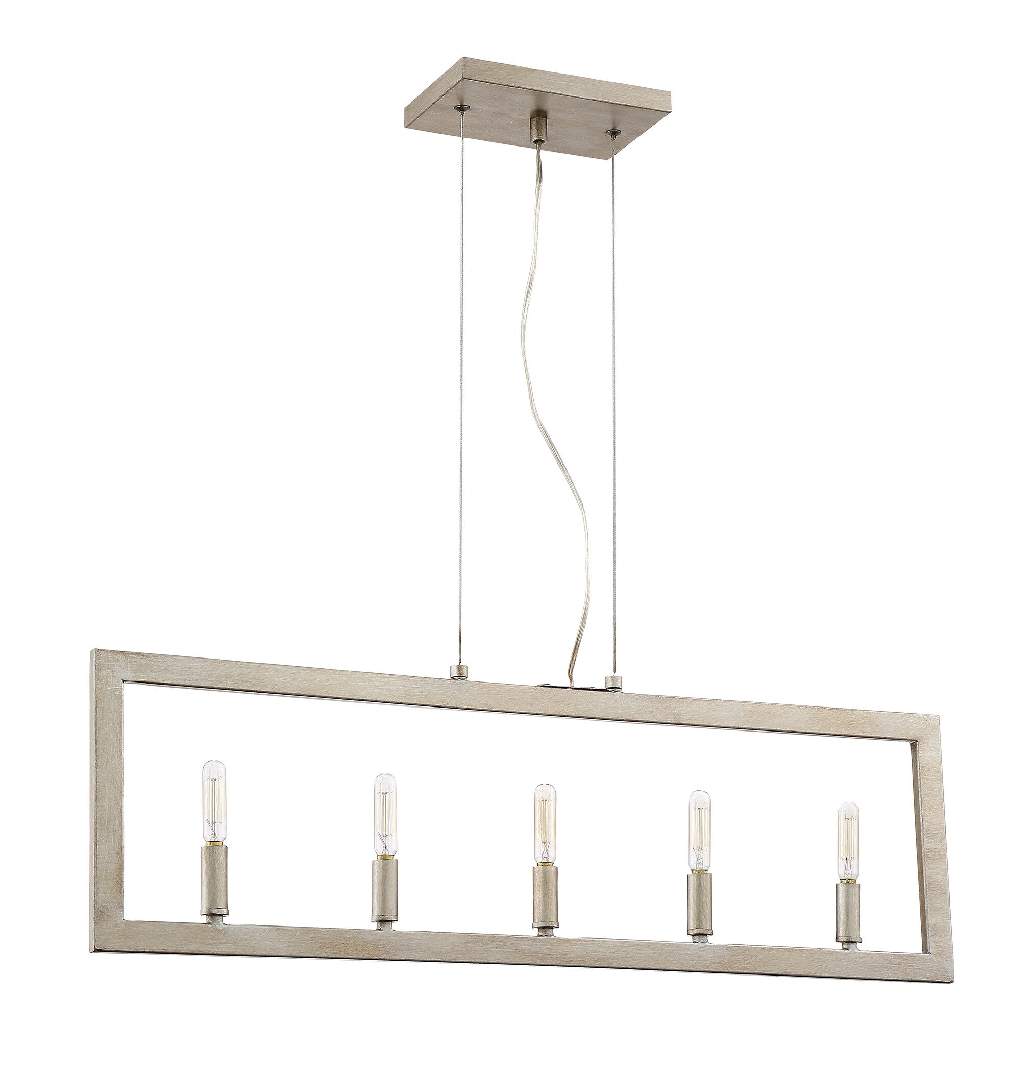 Craftmade 44975-GT Portrait 5-Light Gold Twilight Transitional Linear Hanging Kitchen Island Light