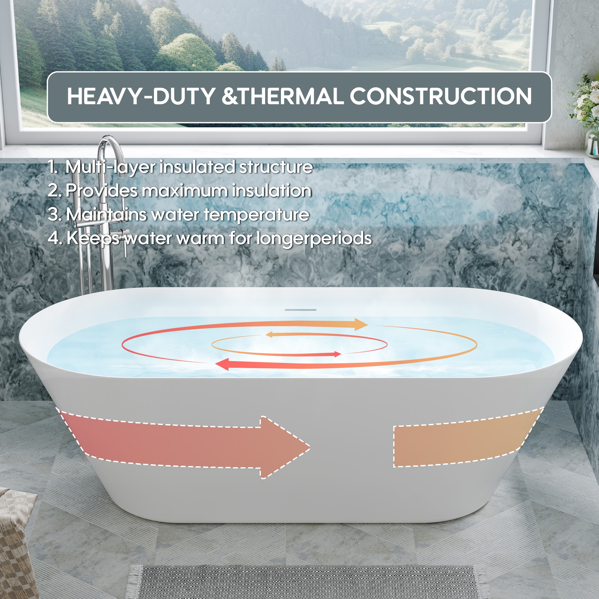 Forclover TUW-S734D bathtubs - View #6