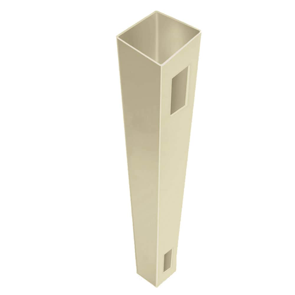 Freedom 73014150 Hampton 8.5-ft H x 5-in W Sand Vinyl End Fence post