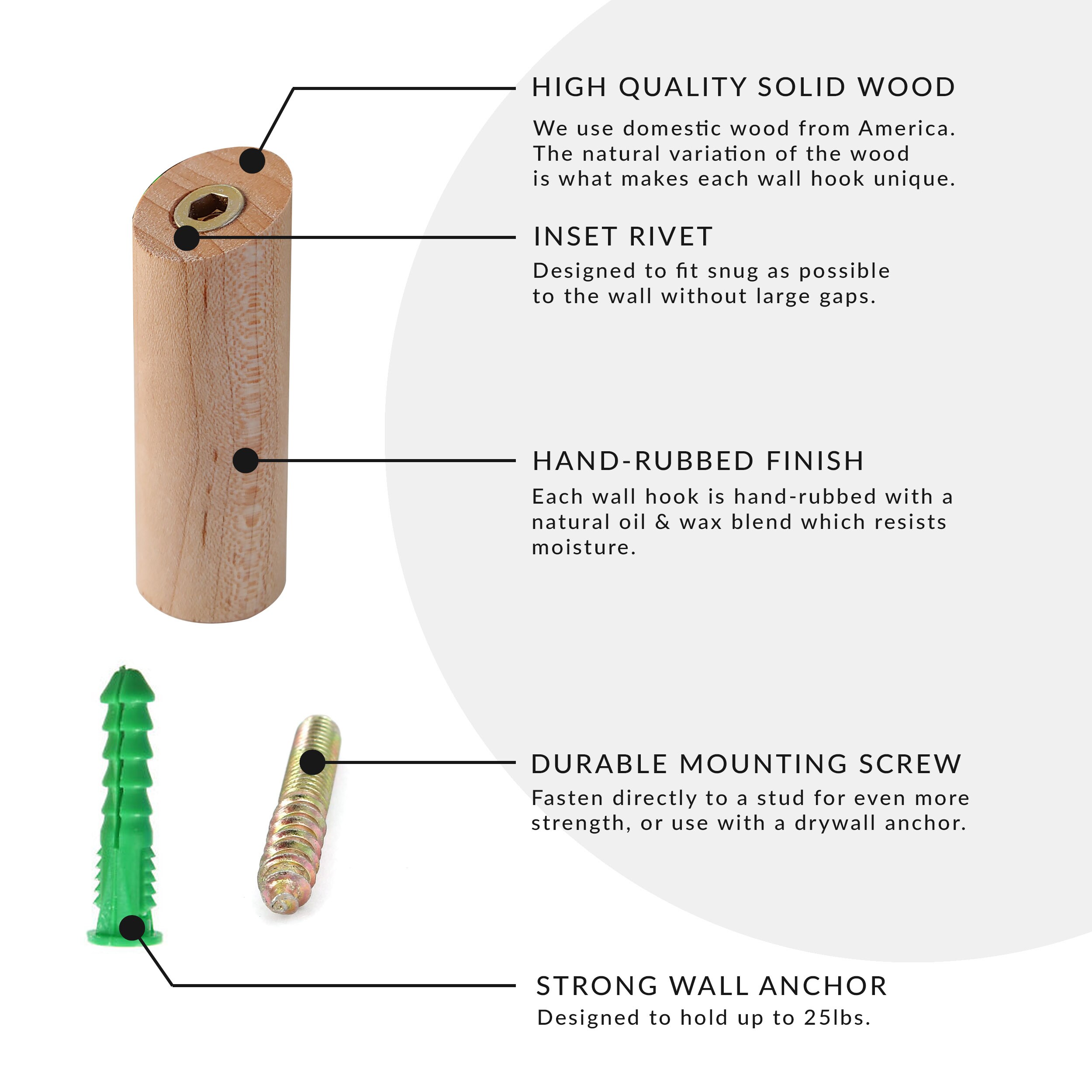 emark 01WD60270366 Decorative-Wall-Hooks - View #3