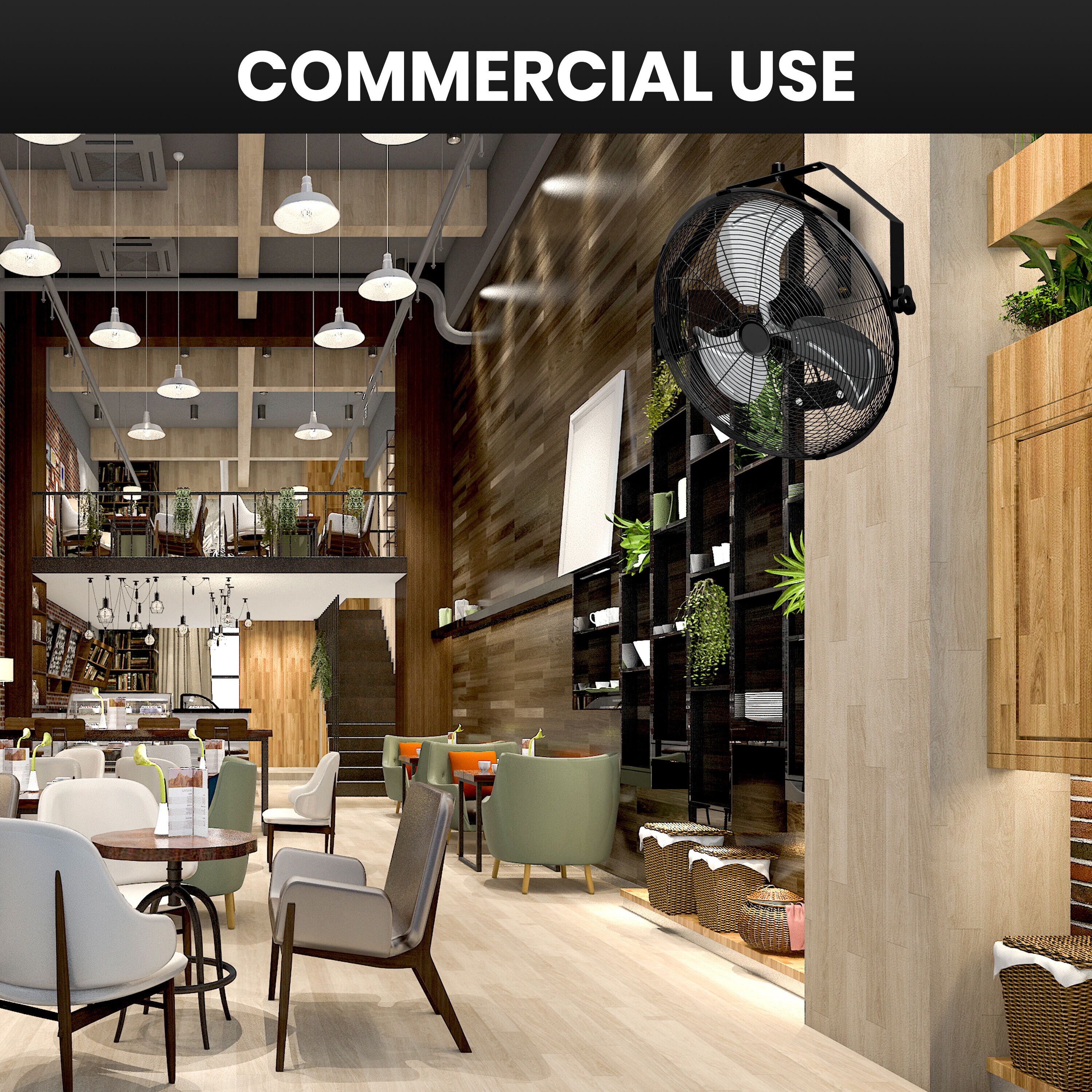 Kahomvis DHS-QPF2-932 Wall-Mounted-Fans - View #9
