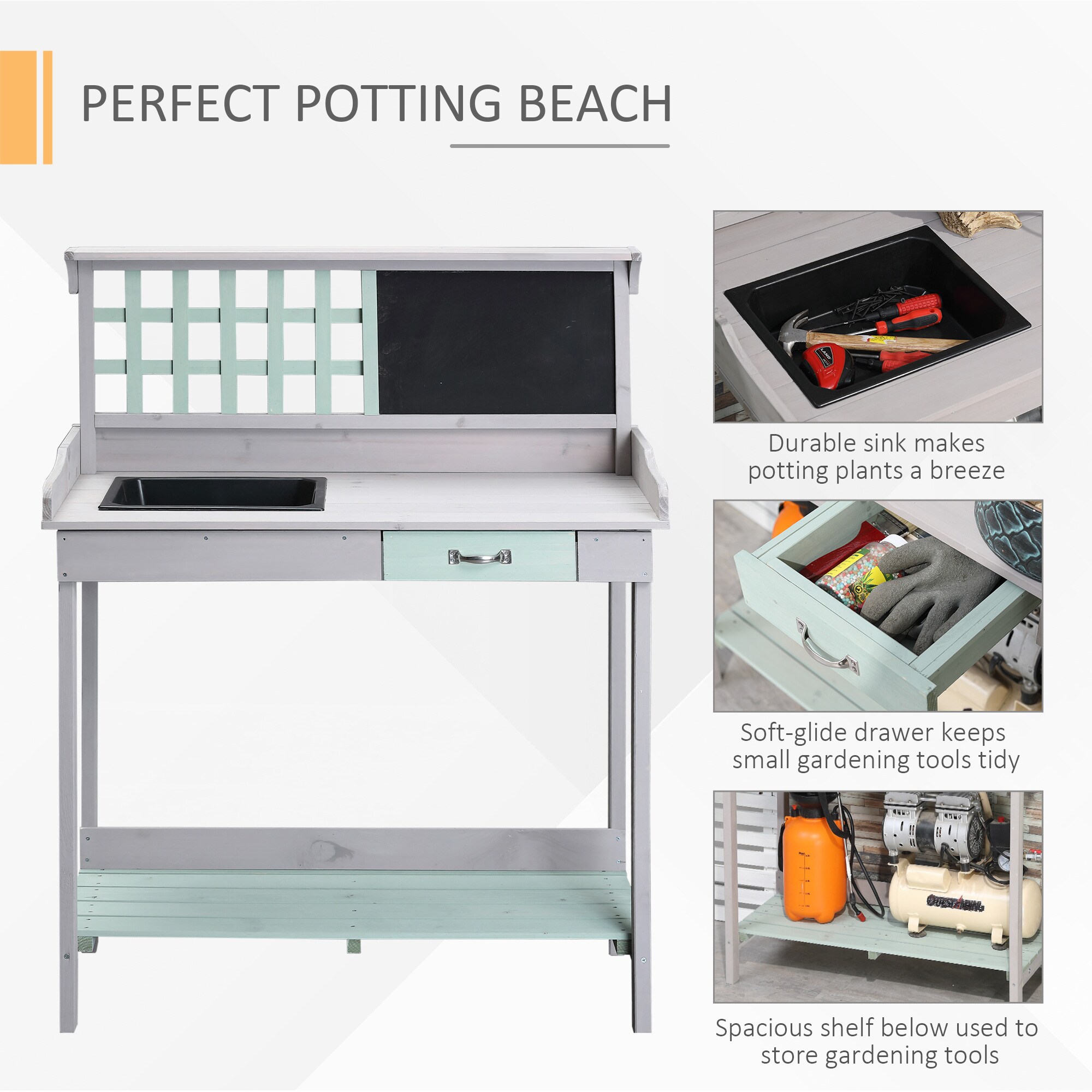 Kahomvis AOS-QPT2-487 Potting-Benches - View #5