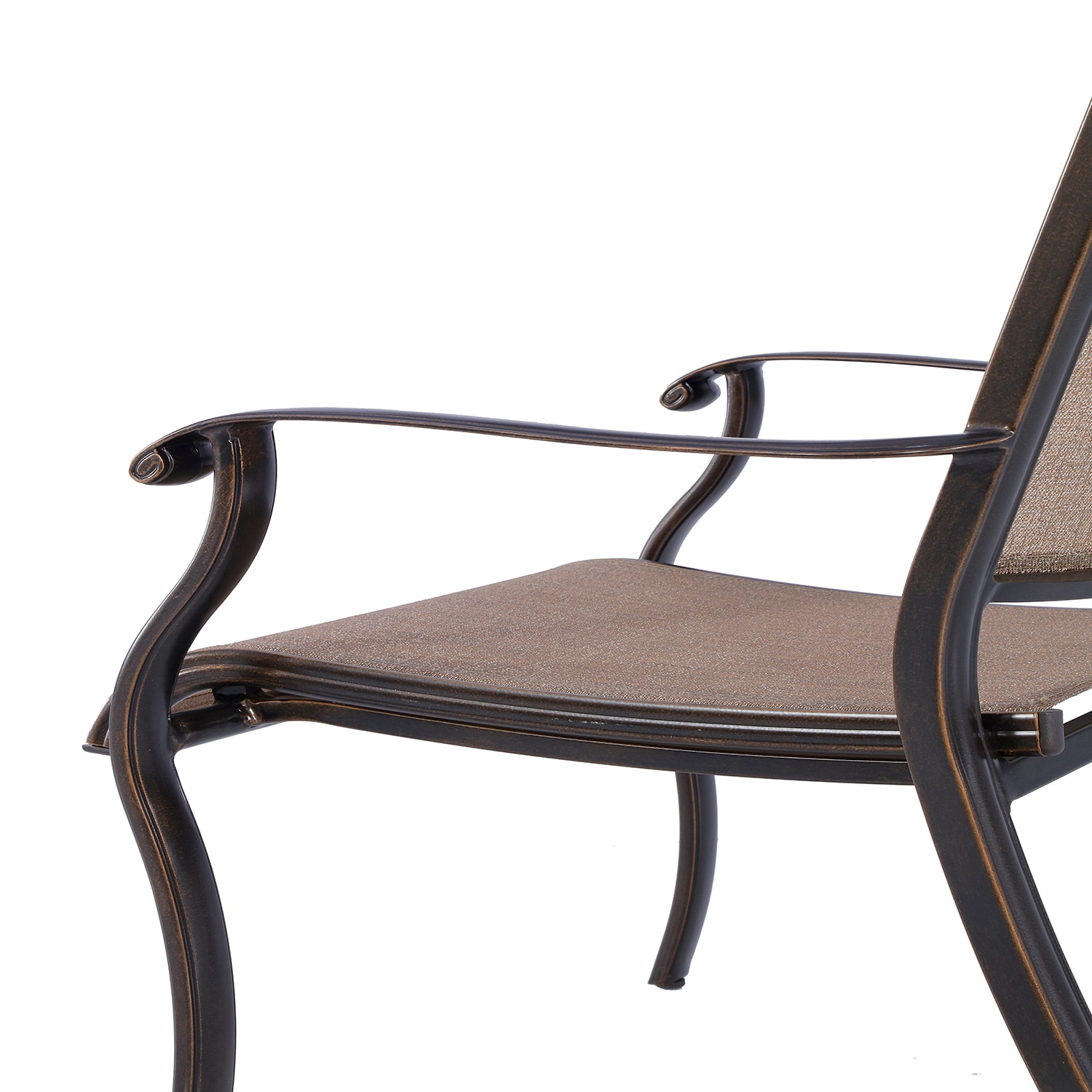 Aluminum sling online back chairs