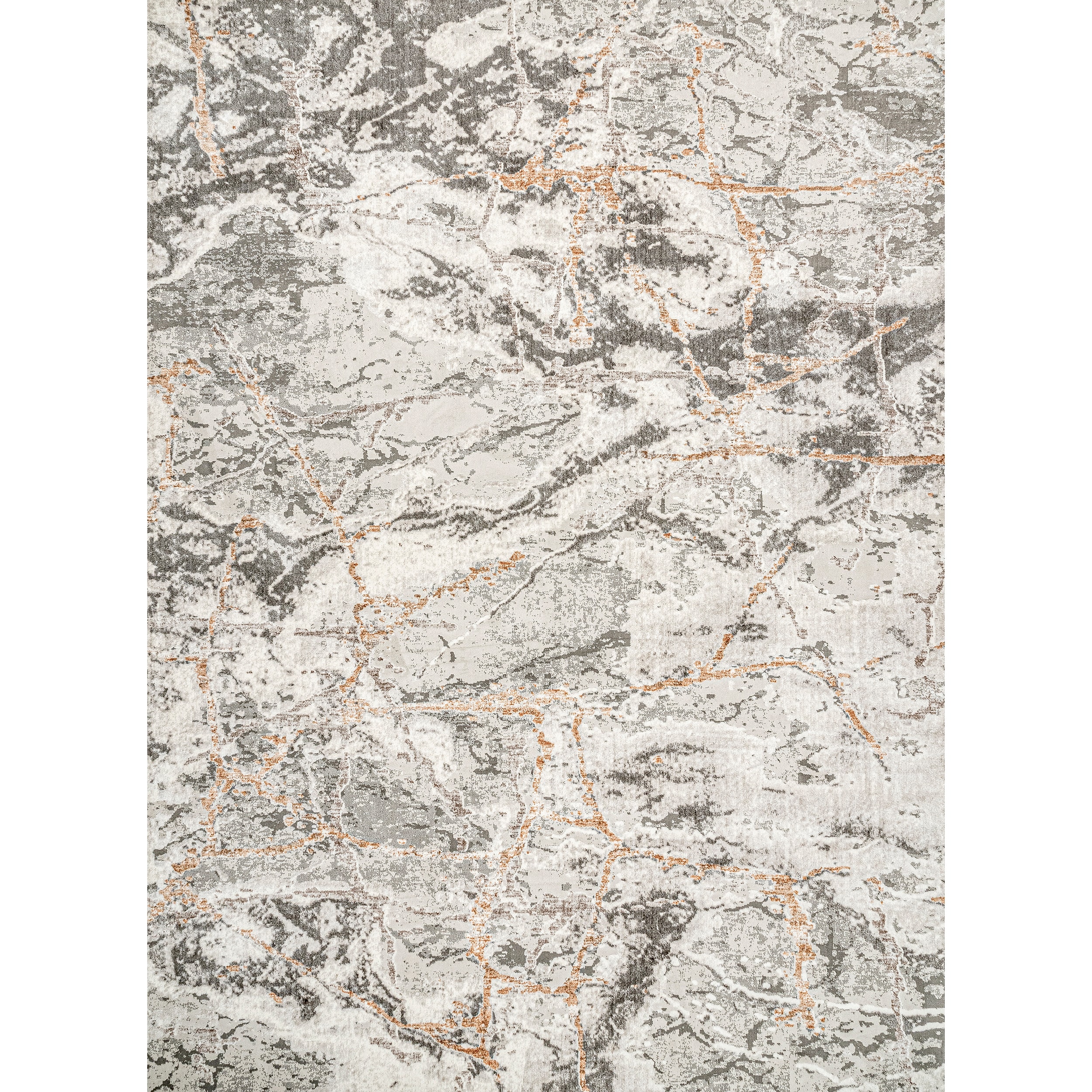 nuLOOM BDCH06A-2808 Chime 2 x 8 (ft) Loomed Polyester Grey Rectangular Indoor Abstract Runner rug