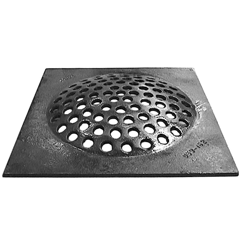 Jones Stephens D59162 Cast Iron Cesspool 12-in x 12-in Black Cast iron Square Grate